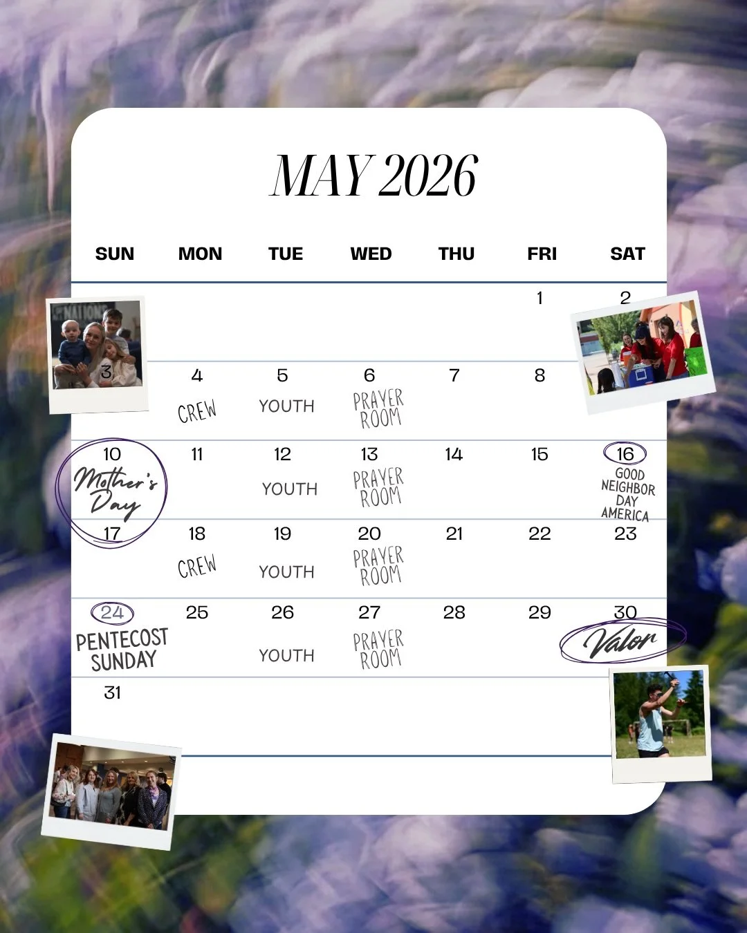 Here&rsquo;s everything you need to know for the month of May! 📆🤩

Summer is just around the corner &amp; we&rsquo;ve got so many exciting events coming up that you don&rsquo;t want to miss!👀