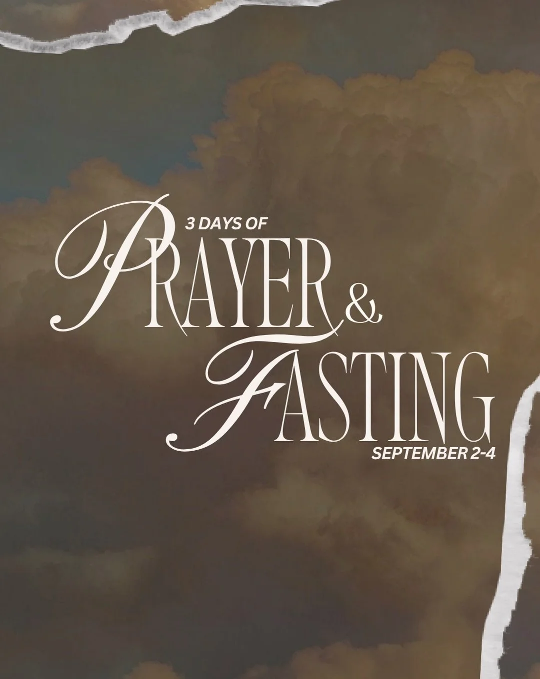 We&rsquo;re making room for God this week! 🤍

Join us for 3 Days of Prayer &amp; Fasting as we slow down, seek His presence, and prepare our hearts for what&rsquo;s ahead.

We&rsquo;re starting strong tomorrow night in the Prayer Room from 7PM&ndash