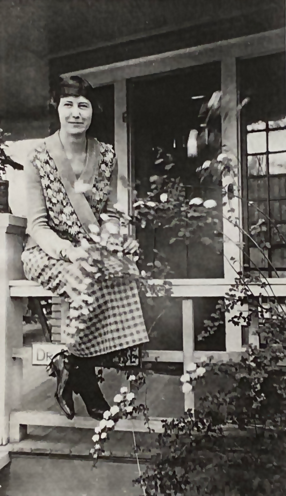 Stella Denk at the Smith's place