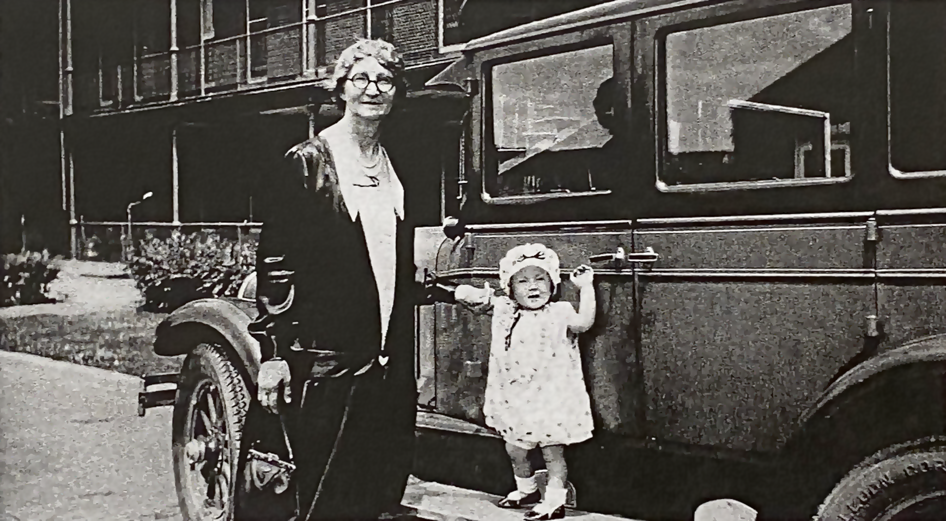 Me on the farm in Kansas with Grandma B. (one year old)