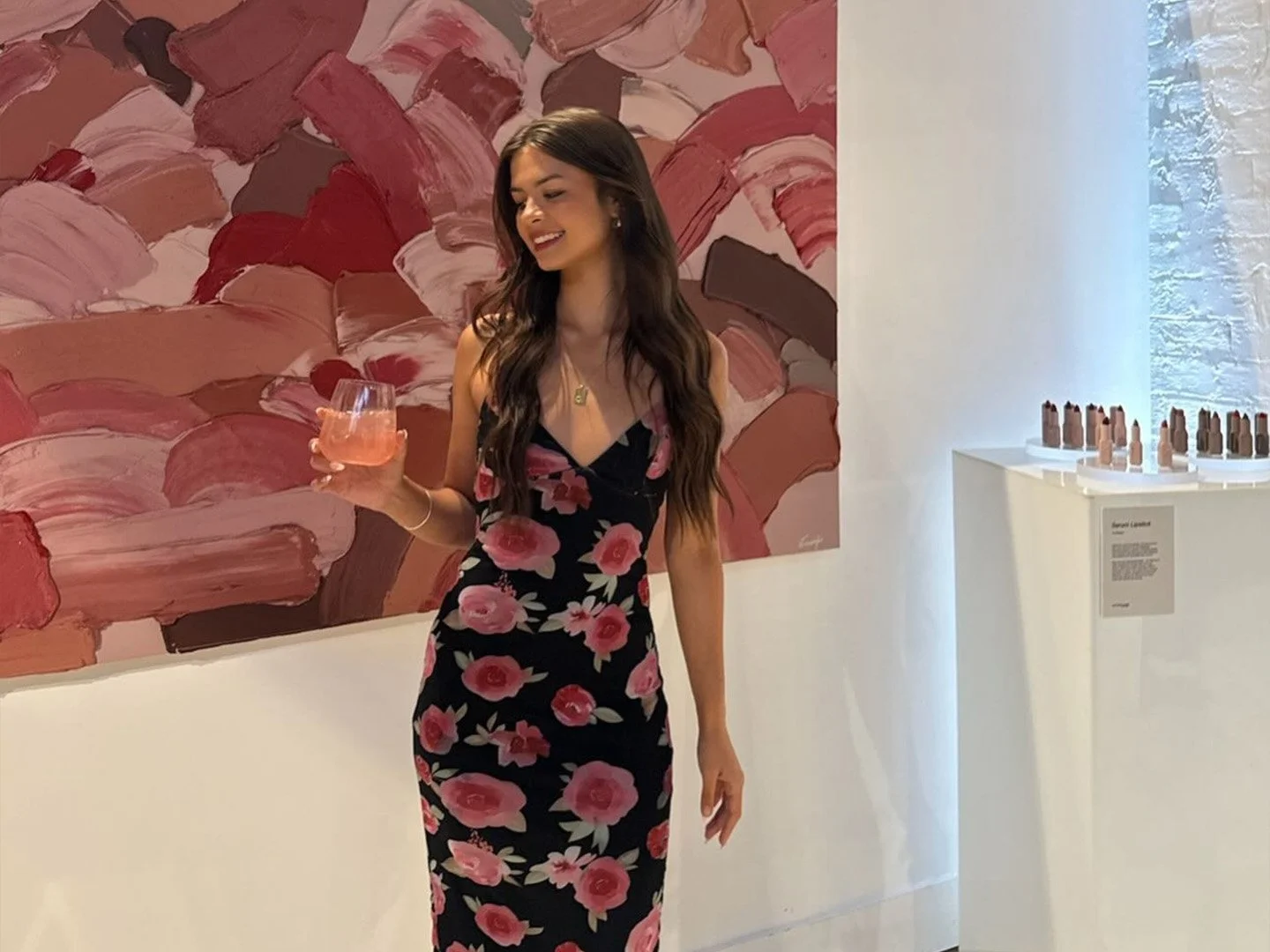 Mela Mitchell at a Maybelline New York event