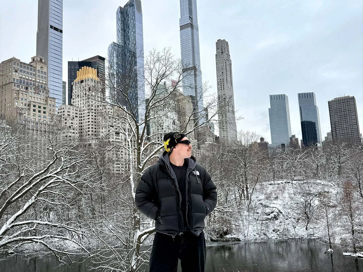 Kalum Murray in New York travelling