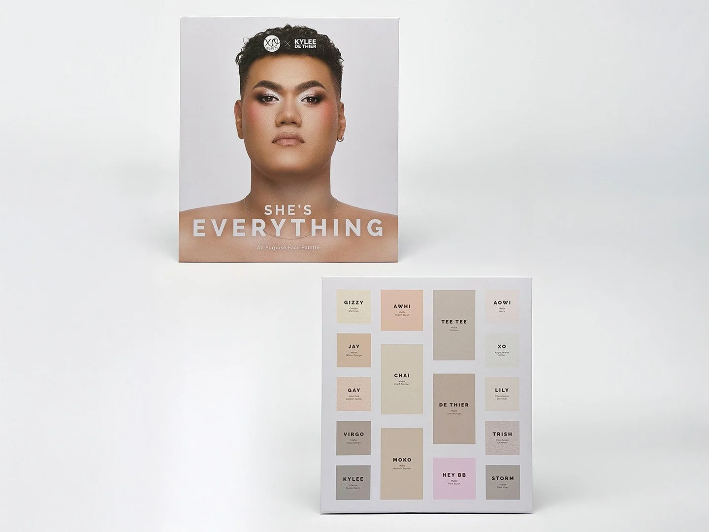 Kylee De Thier xoBeauty She's Everything makeup palette