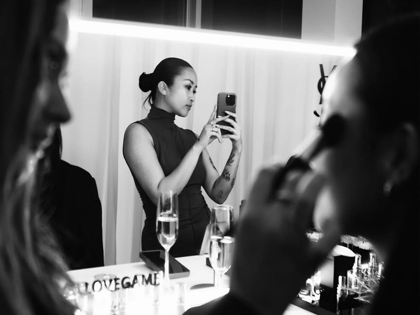 Rachel Soo Thow at a YSL event in New Zealand Aotearoa