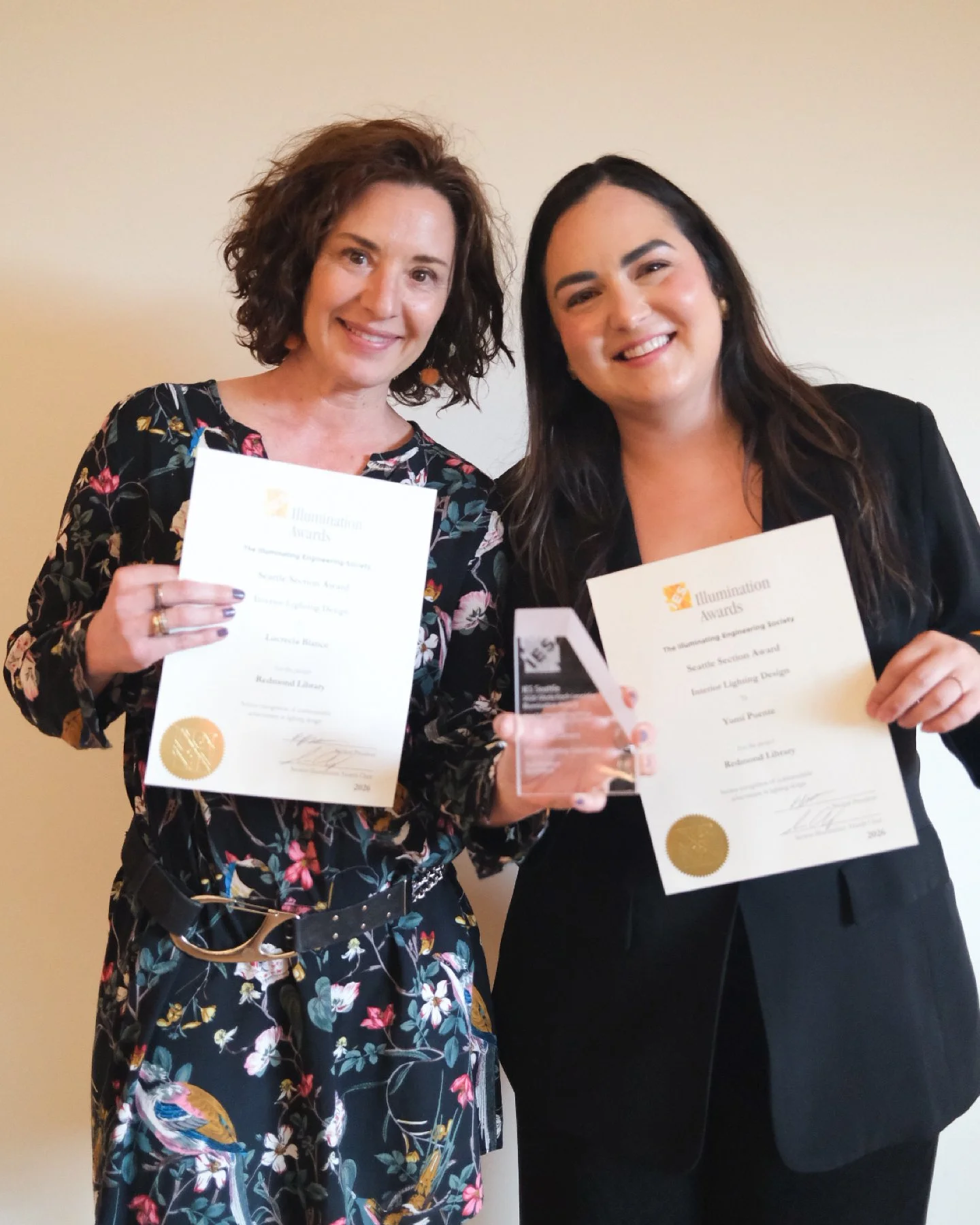 Such a great time catching up with everyone at the 2026 Illumination Awards! Hugs to @iesseattle
for hosting a lovely celebration. 

Blanca was honored with two awards for our work on Kaiser Borsari Hall with @perkinswill_sea and Redmond Library with