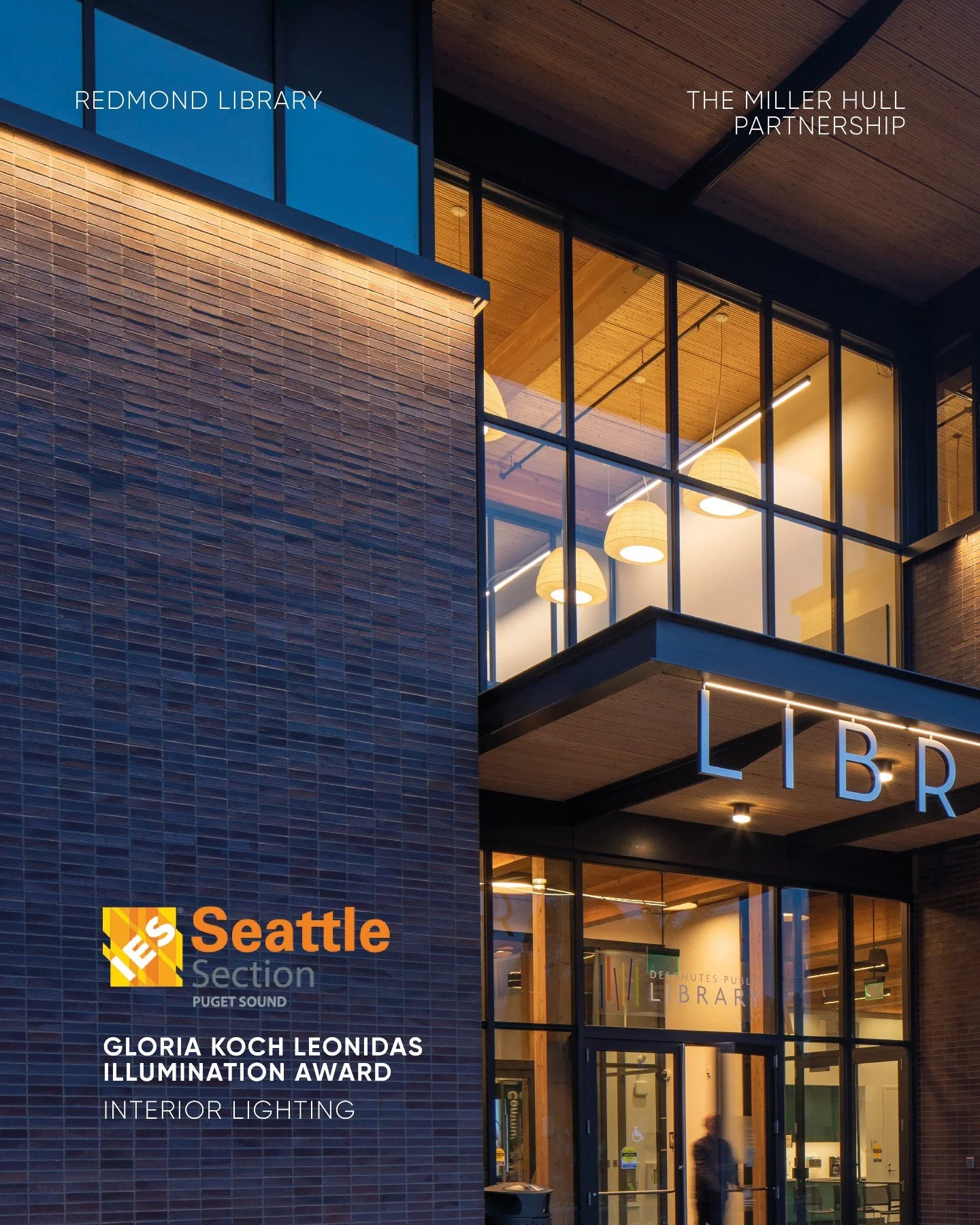 Our goal for the Redmond Library was to create a soft, welcoming landmark for the community, balancing strict dark-sky integrity with vibrant, Net Zero energy goals... and we did just that.

Thank you to @iesseattle and our peers for honoring this pr
