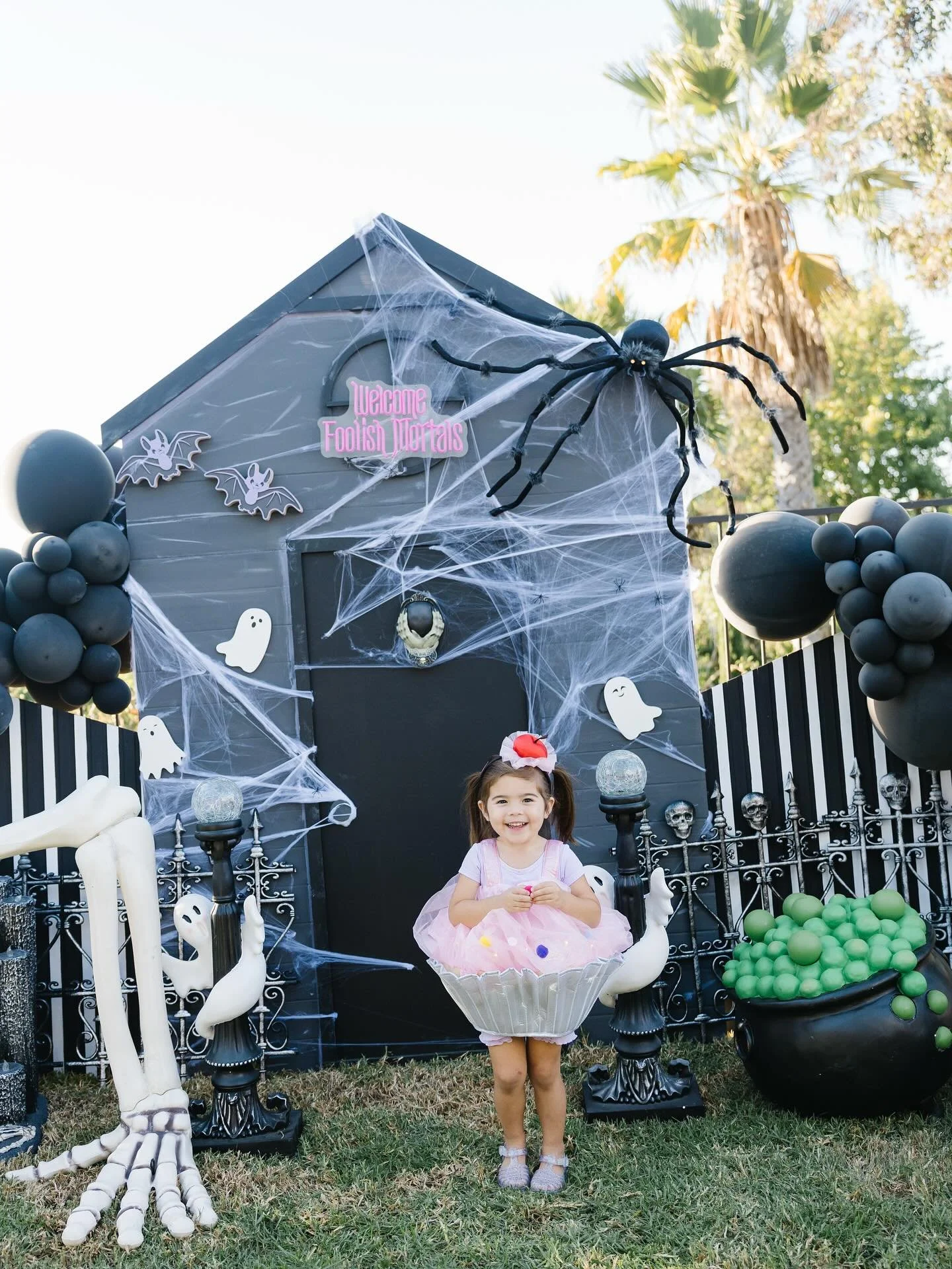 Little cupcakes, cobwebs, and baby Maleficent &mdash; last year&rsquo;s Potion Party was spellbinding! 🧪🧁💀 @nextpartybynp always has the best parties (IYKYK), and I&rsquo;m so lucky to be on the guest list!! Can&rsquo;t wait to see what brews this