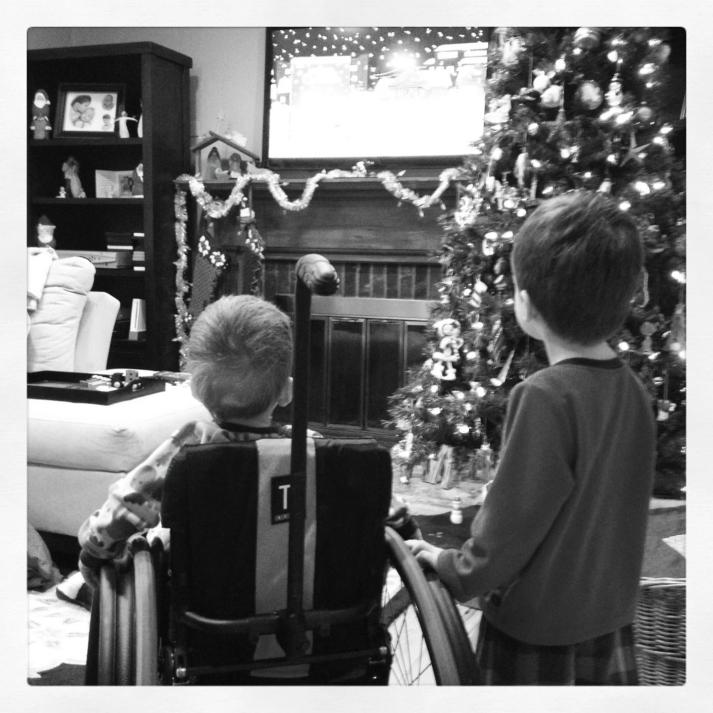 Charlie Brown Christmas, it&rsquo;s a tradition.

What are your family&rsquo;s favorite must see Christmas movies? 🎞️🎄

#christmasmovies #familymovienight #intentionalmotherhood #christmastime #disabilityfamily