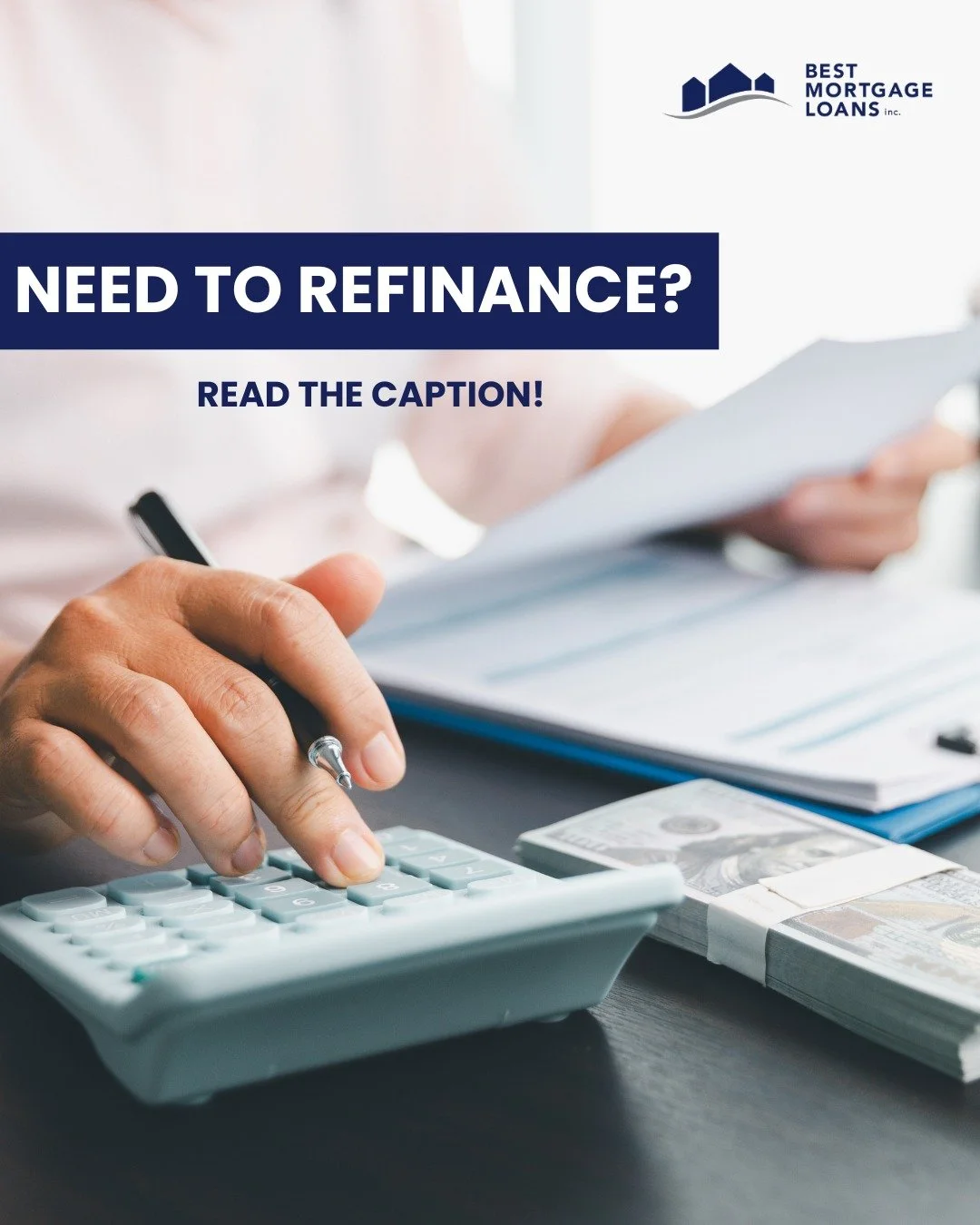 Need to refinance? 🏡

The holidays are coming fast &mdash; and so are the expenses! If you&rsquo;re looking to free up extra cash, lower your monthly payment, or consolidate debt before the new year, a refinance might be the perfect gift to yourself
