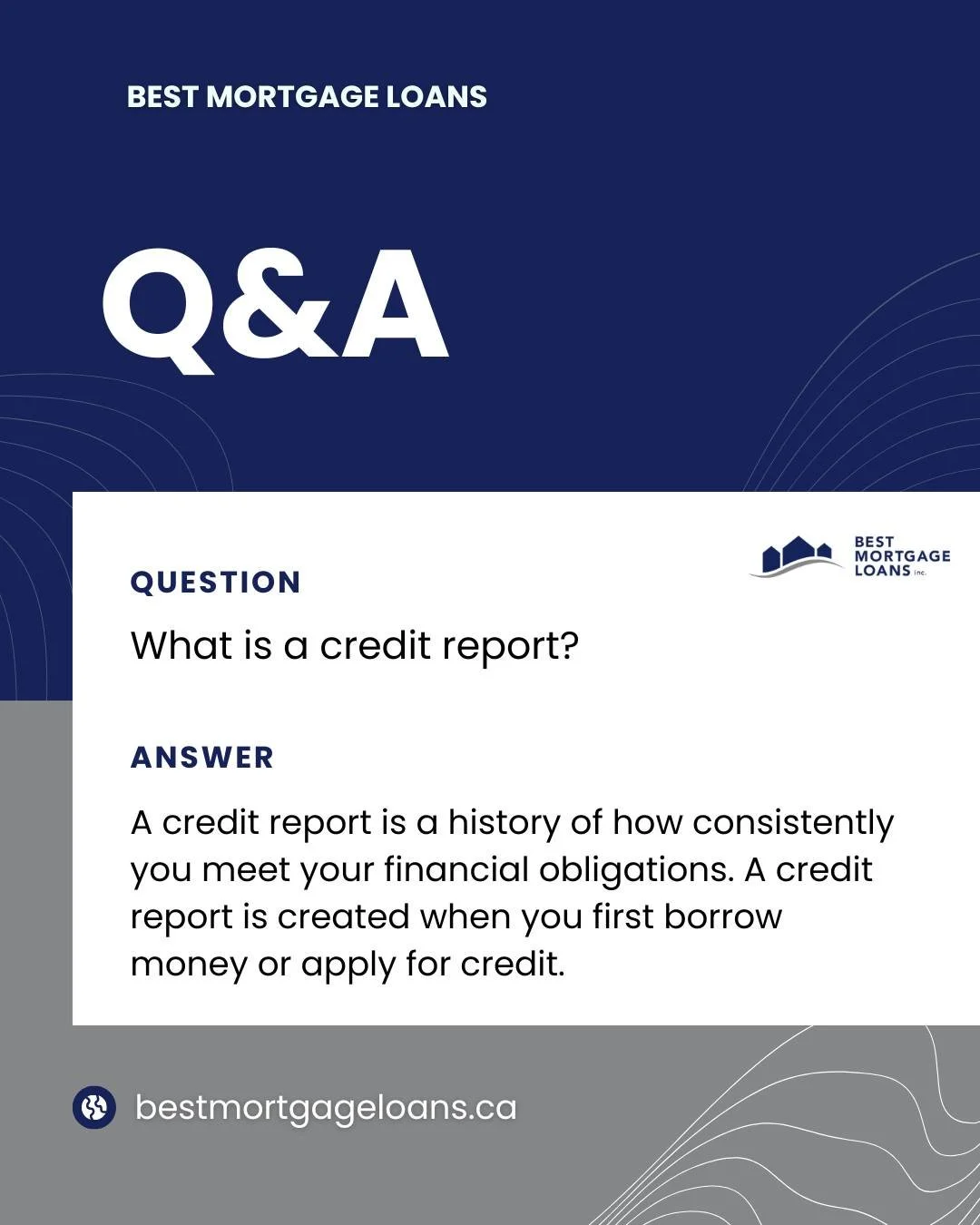 What is a credit report? 🏦💳

A credit report is a record of how consistently you meet your financial obligations. It&rsquo;s created when you first borrow money or apply for credit and continues to track your financial history over time.

Lenders u