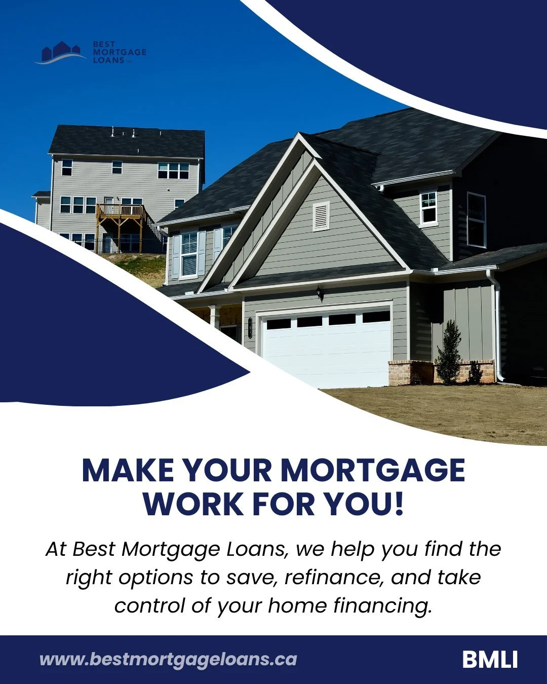 Make Your Mortgage Work for You! 🤝

At Best Mortgage Loans, we help you turn your mortgage from a simple monthly payment into a tool that supports your financial goals🏡💡

✅ Lower your monthly payments and free up cash
✅ Access your home equity for