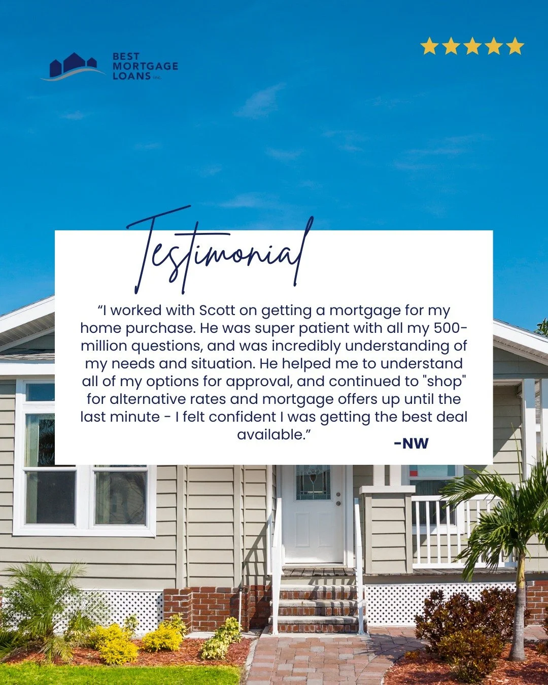 We&rsquo;re incredibly grateful for every client who trusts us with one of life&rsquo;s biggest milestones. Your support and kind words mean everything to our team. Helping you secure the right mortgage is why we do what we do! 👍🏻

#BestMortgageLoa