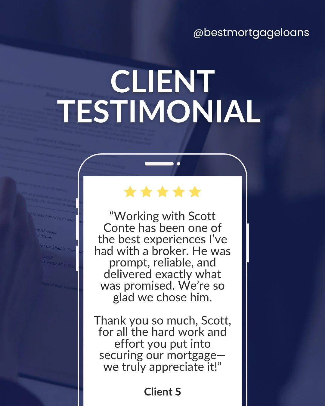Grateful for the feedback!

Every file is different, and the goal is always the same&mdash;clear advice, no surprises, and the right fit for the client.

Always appreciate our clients sharing their experiences🏡

#bestmortgageloans #clientfeedback #t
