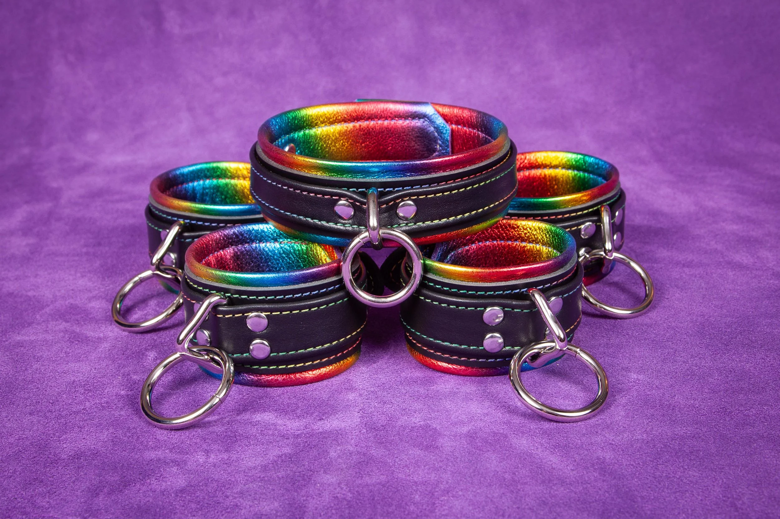 5 Piece Collar and Cuff Set - Pride Edition