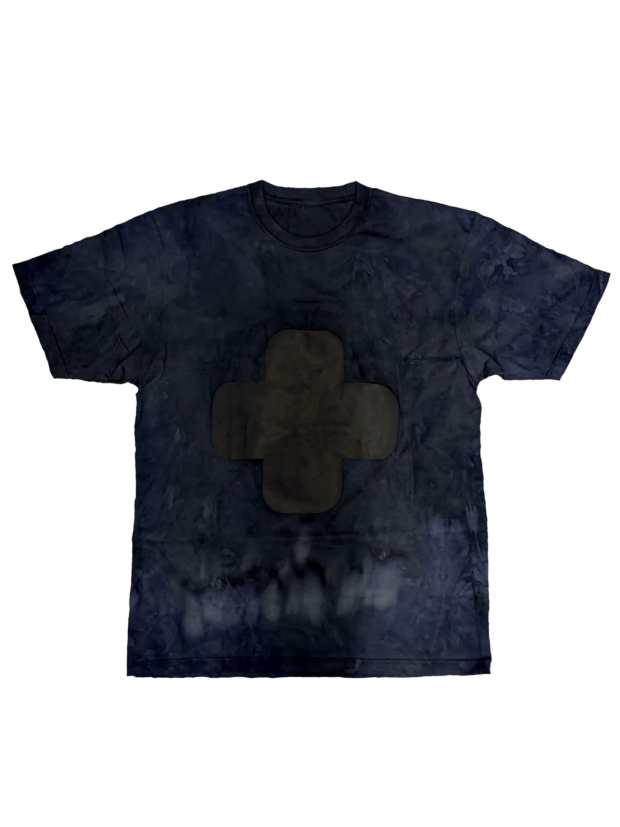 BIG PLUS "black-out fade" T-Shirt (BLACK/BLACK hand dye)