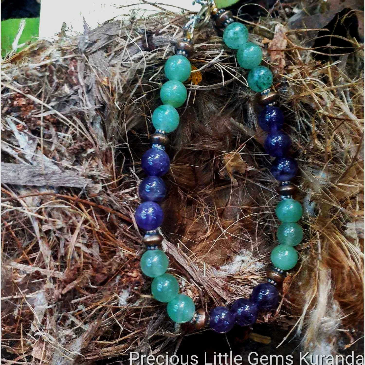 Aunty Sage's Bracelet Amethyst and Aventurine