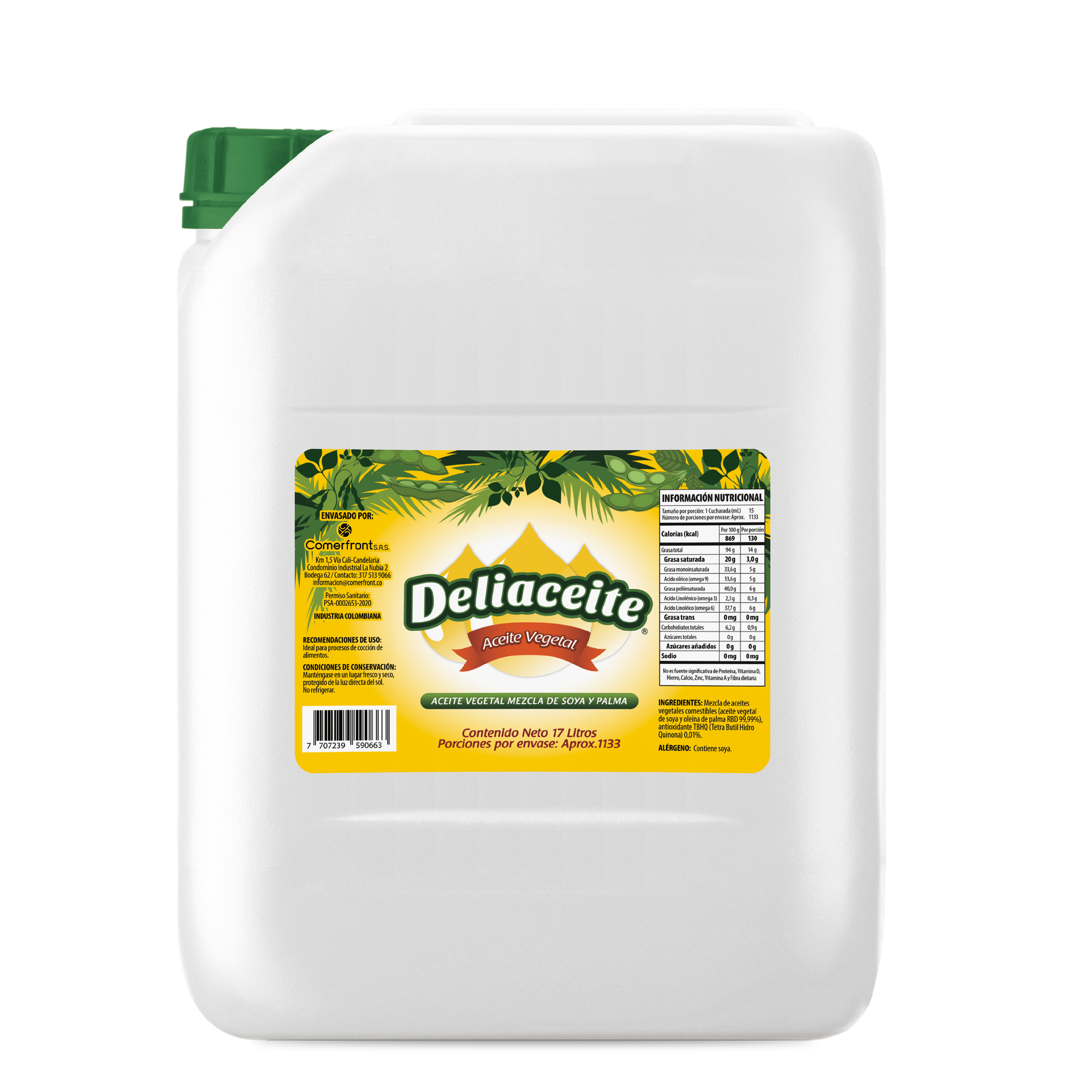 Deliaceite Mezcla 17 L