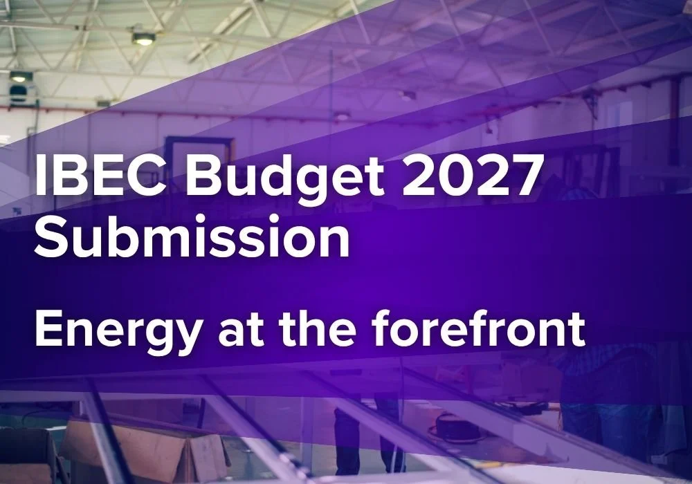Ibec's Budget 2027 Submission Puts Energy Costs for Manufacturing at the Forefront
