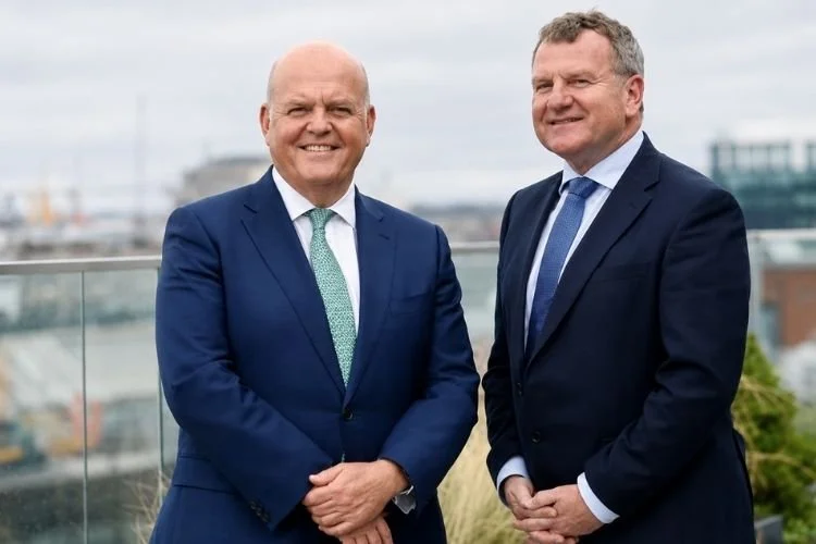 Colin Hunt, Ibec's new president and Ibec CEO Danny McCoy