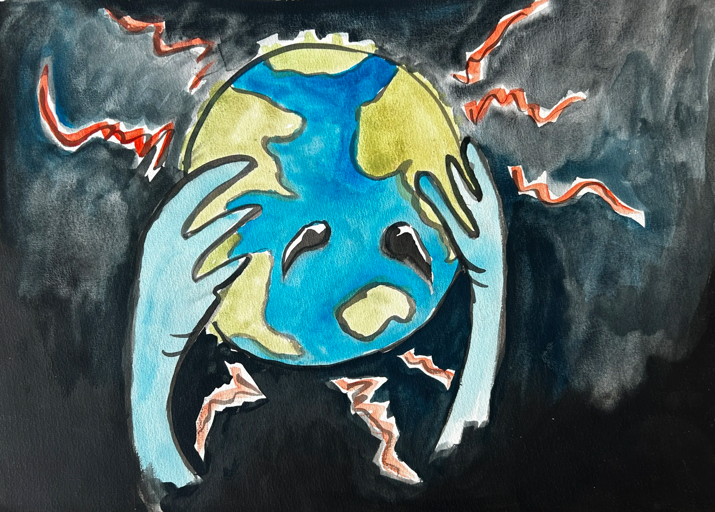 Gaia Theory (Migraines), 30x40