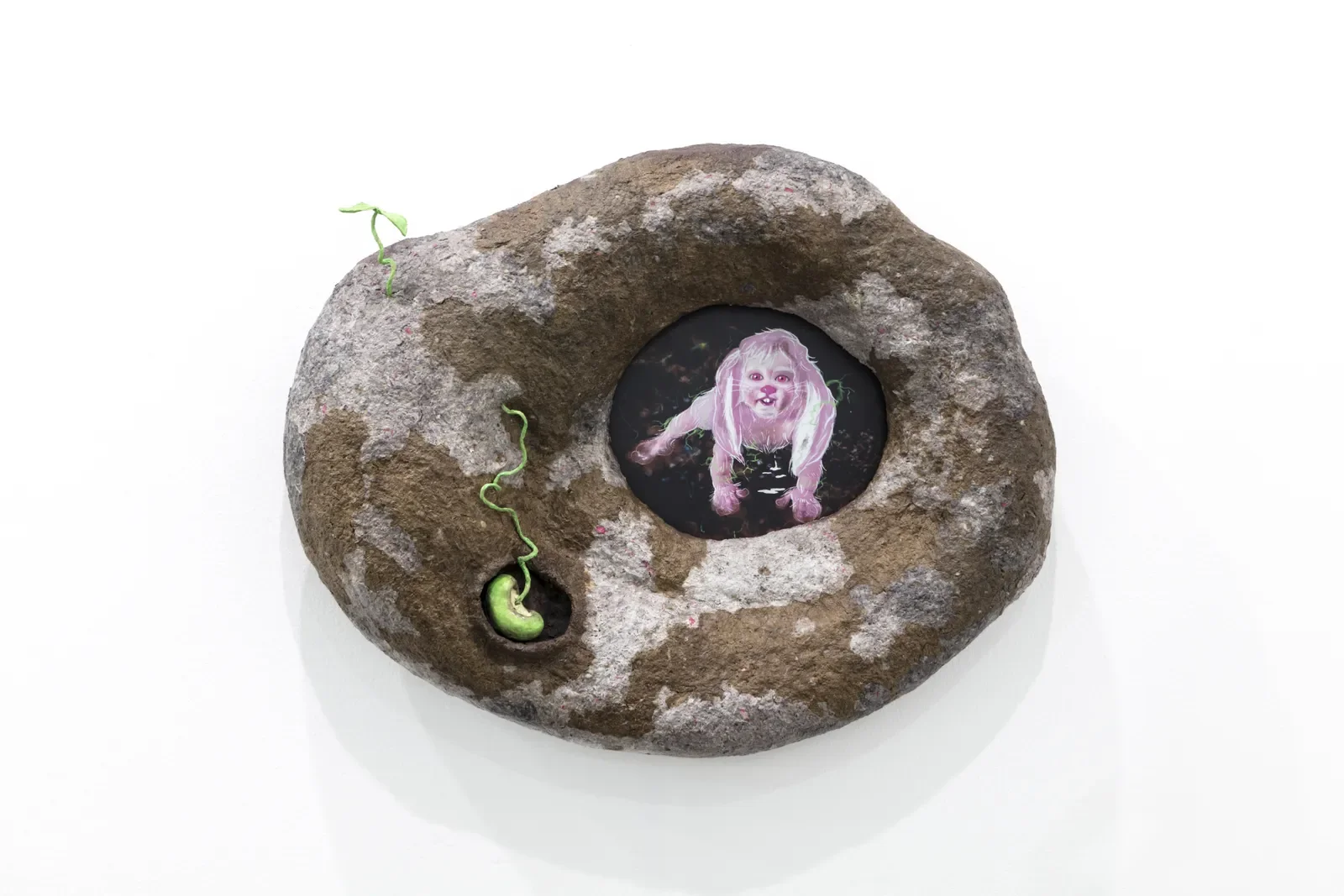 Uprooted at Artissima Artfair 2024, Rabbithole Series: Homebody (Seedling), 45x65