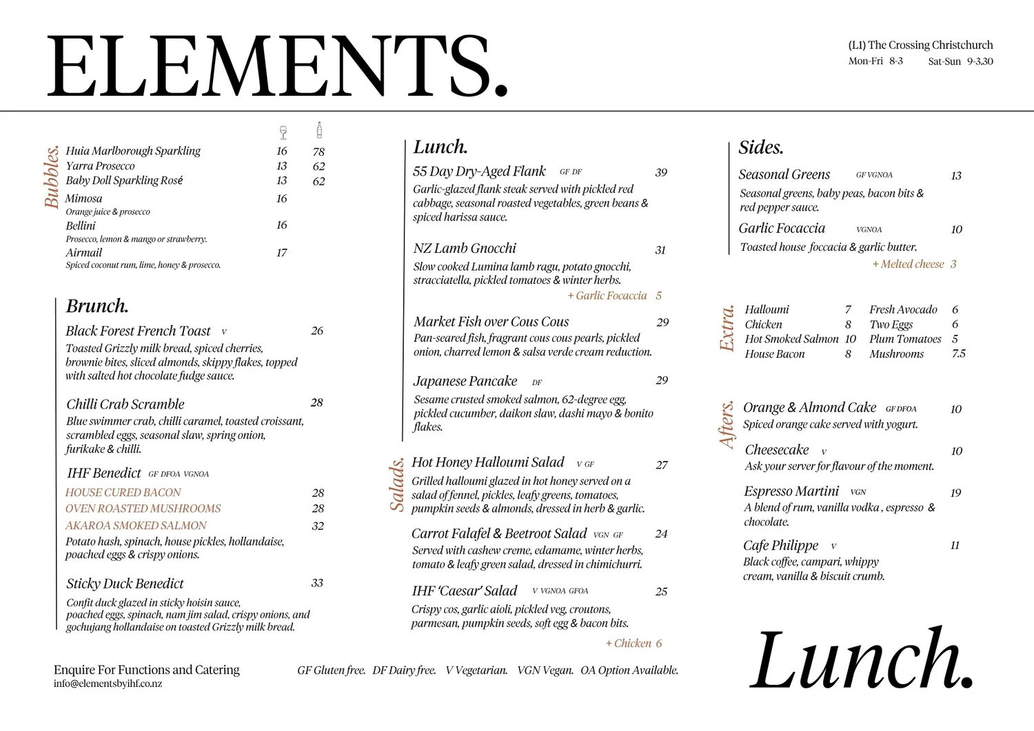 Menu — Elements