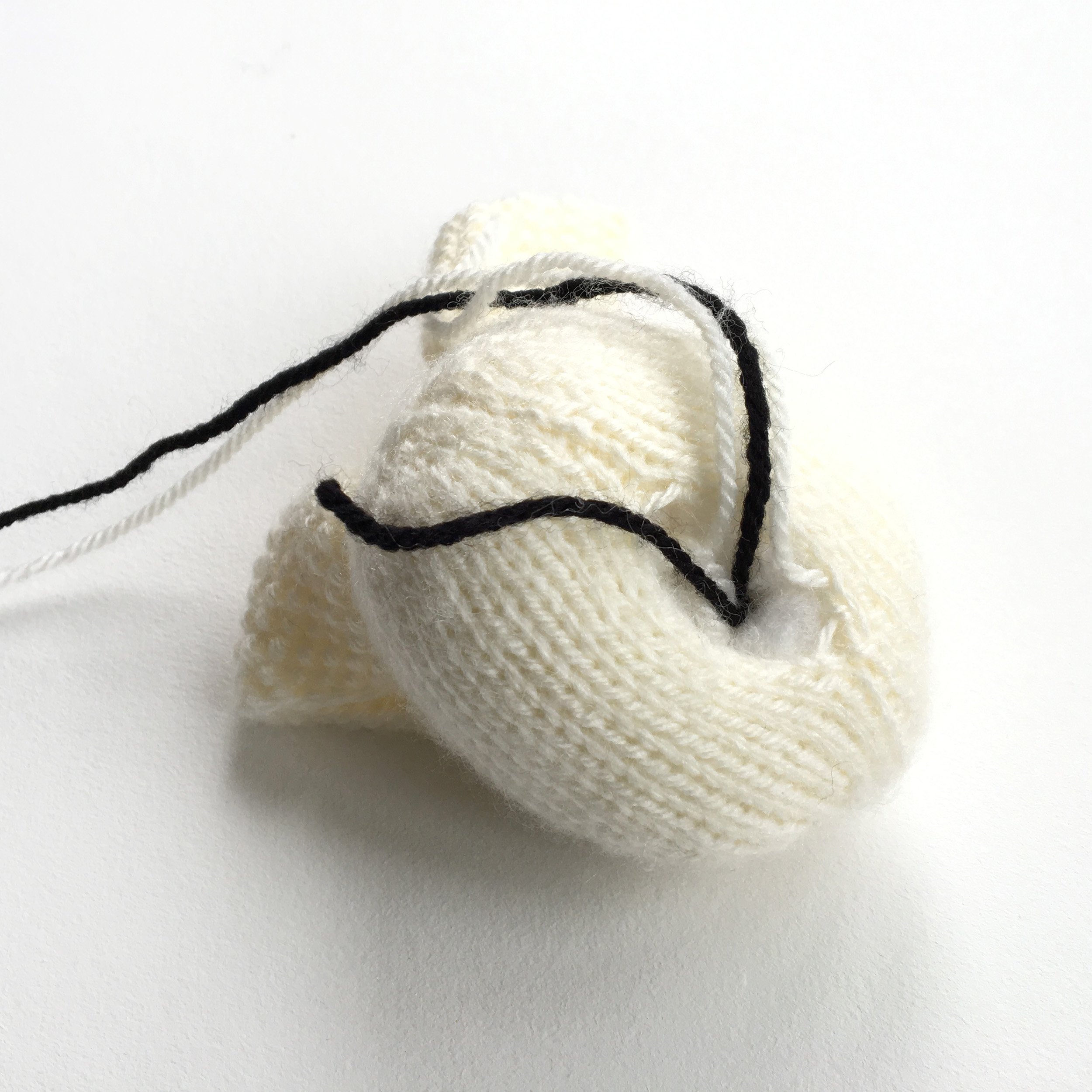 How to baby proof eyes and noses for stuffed animals #knit