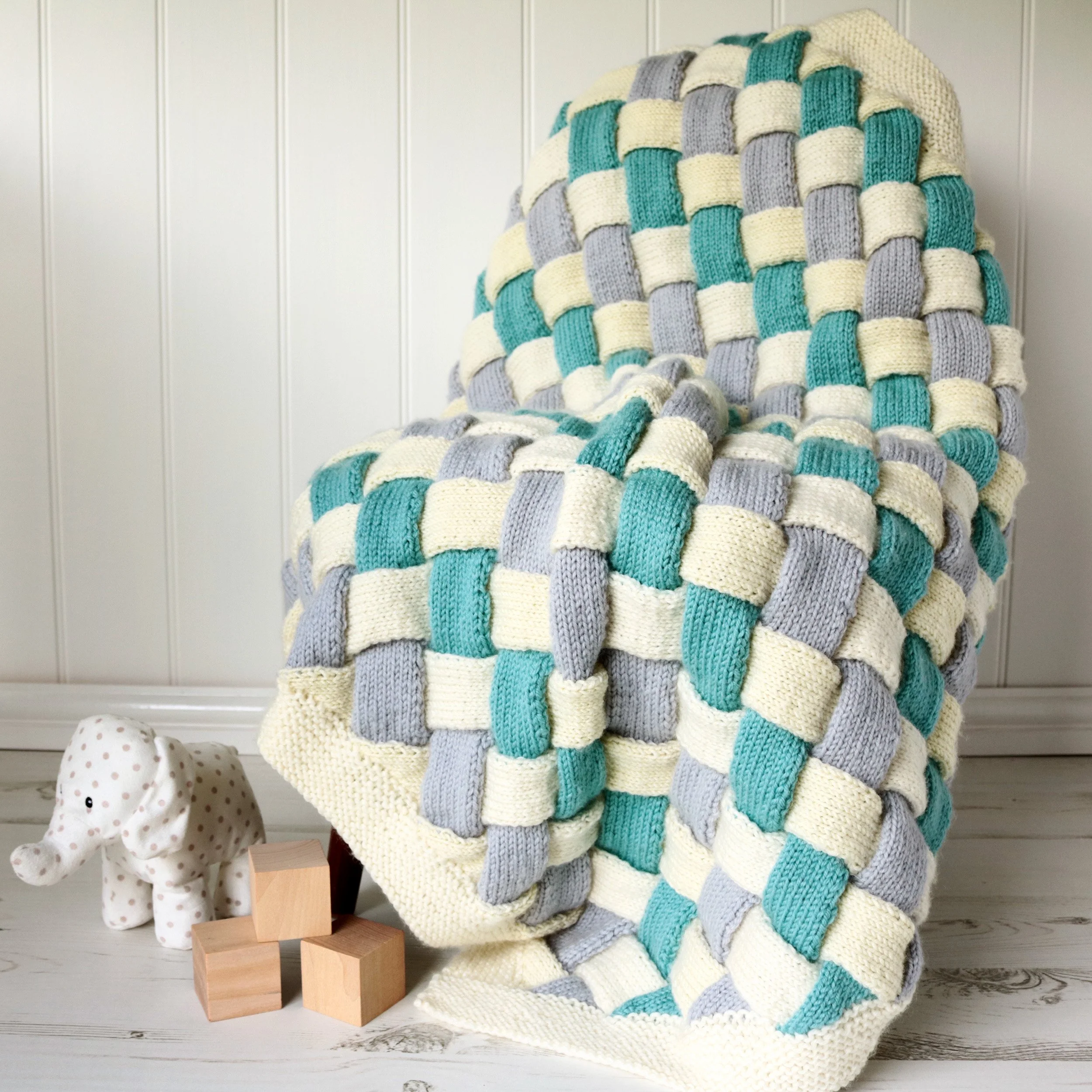 Entrelac Blanket — LoveFibres