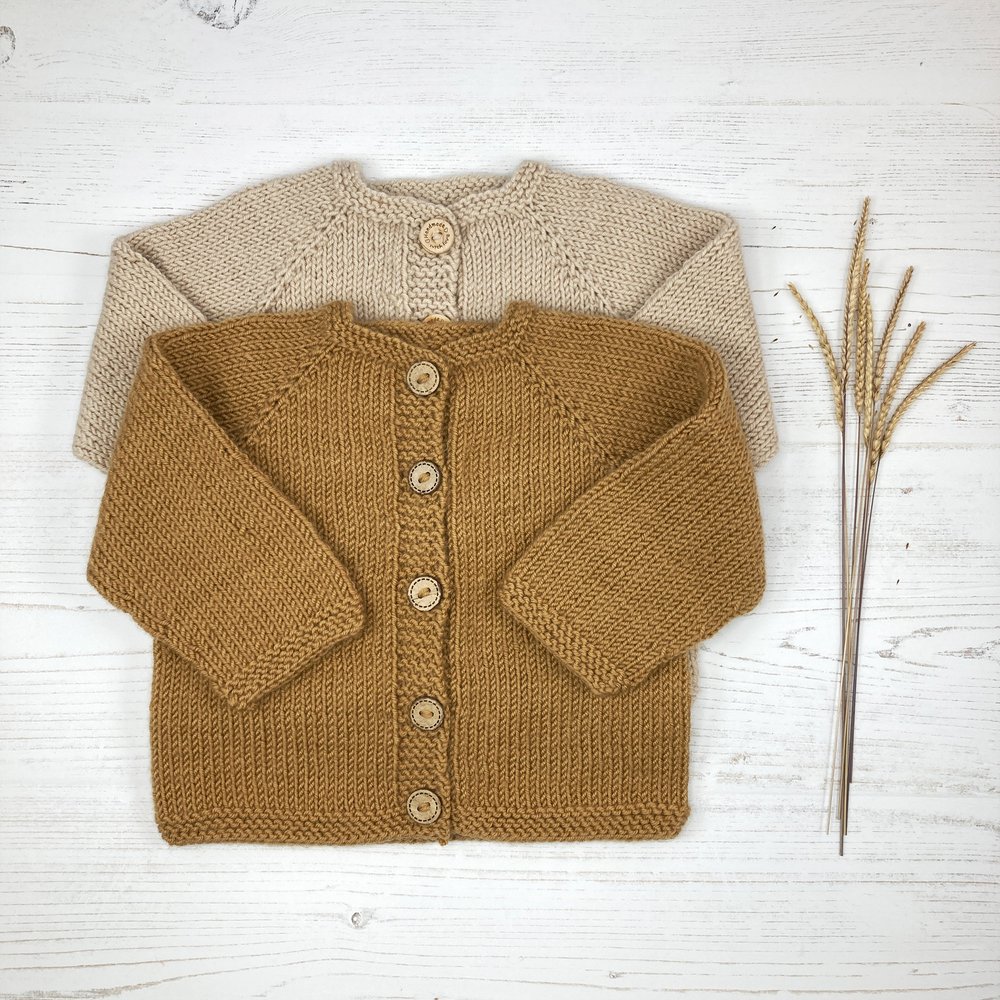 baby cardigan knitting pattern for beginners — LoveFibres