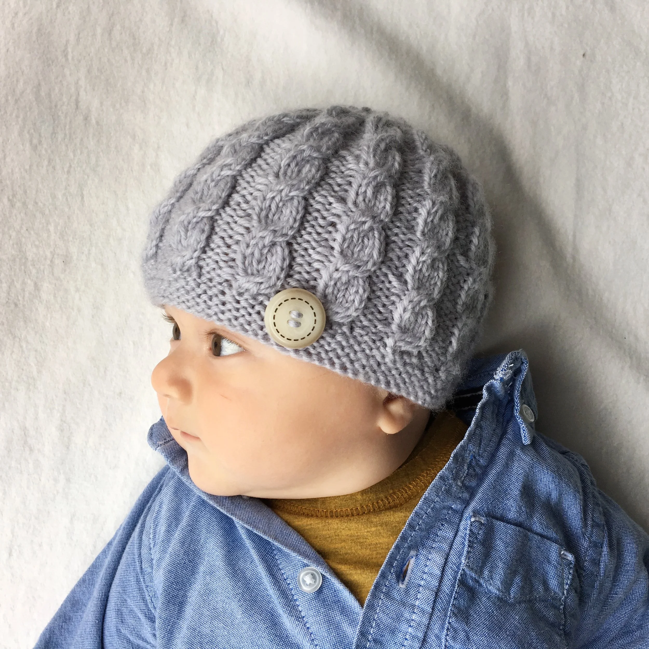 Infant Hat Knitting Pattern
