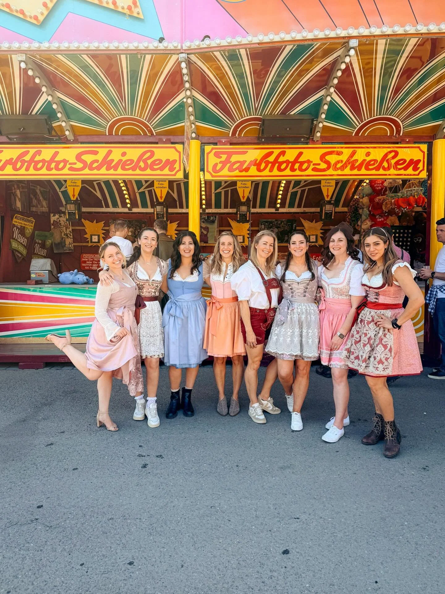 Probably the fullest my social calendar has been since college, and I&rsquo;m not mad about it. I&rsquo;m so grateful for this community of women and our second chapter abroad.

Fourth fest in the books! I still haven&rsquo;t gotten Derik in Lederhos