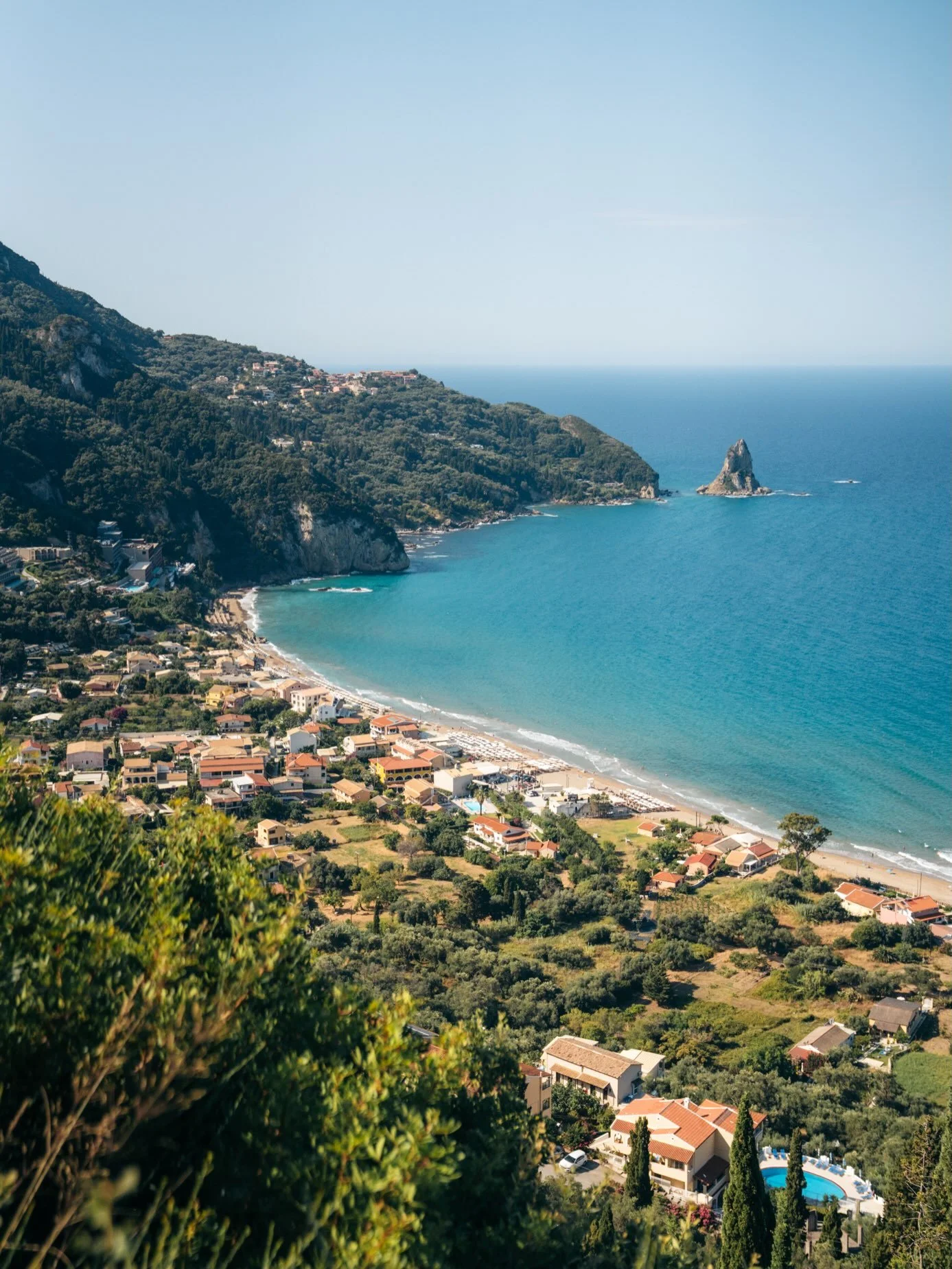 12 Hours in Corfu. 

🚤 We had originally booked an afternoon boat tour, but high winds had us going with plan b when it was cancelled, an ATV tour for a few hours. 

⛴️ The 30-minute express ferry is very easy and a great option if you find yourself