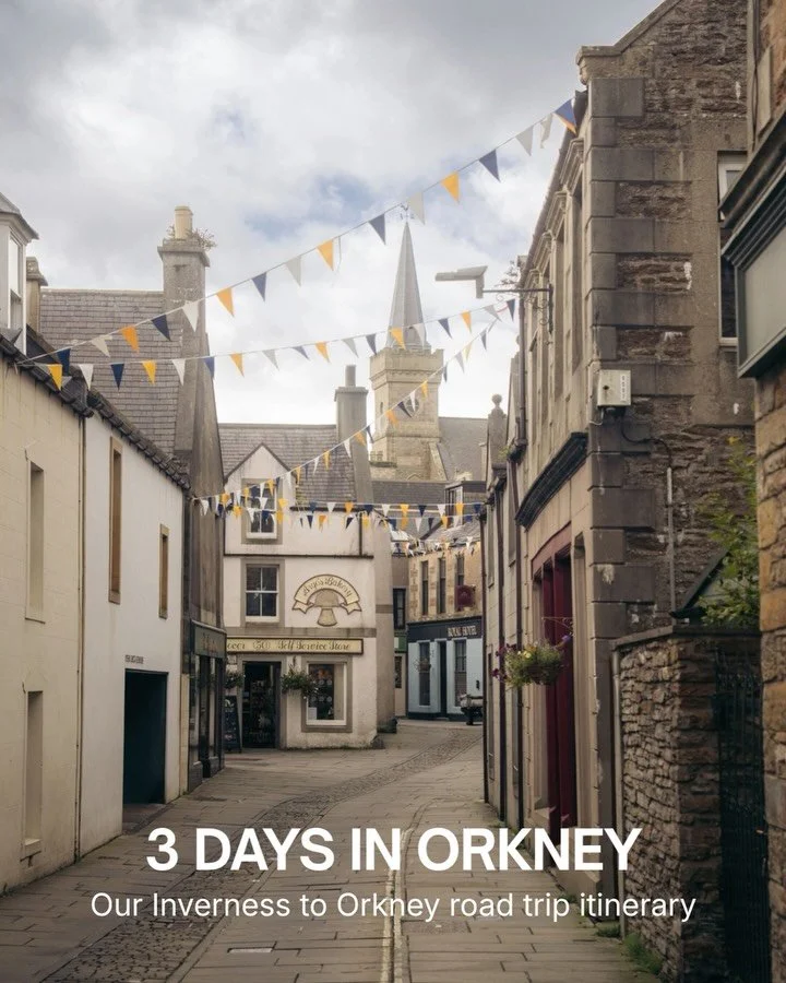 Orkney has been on our Scotland list for a while, so when we finally made it there, we decided to turn it into a road trip from Inverness.

We had three days and packed a LOT in. 

Our route included ancient Neolithic sites, dramatic coastlines, WWII