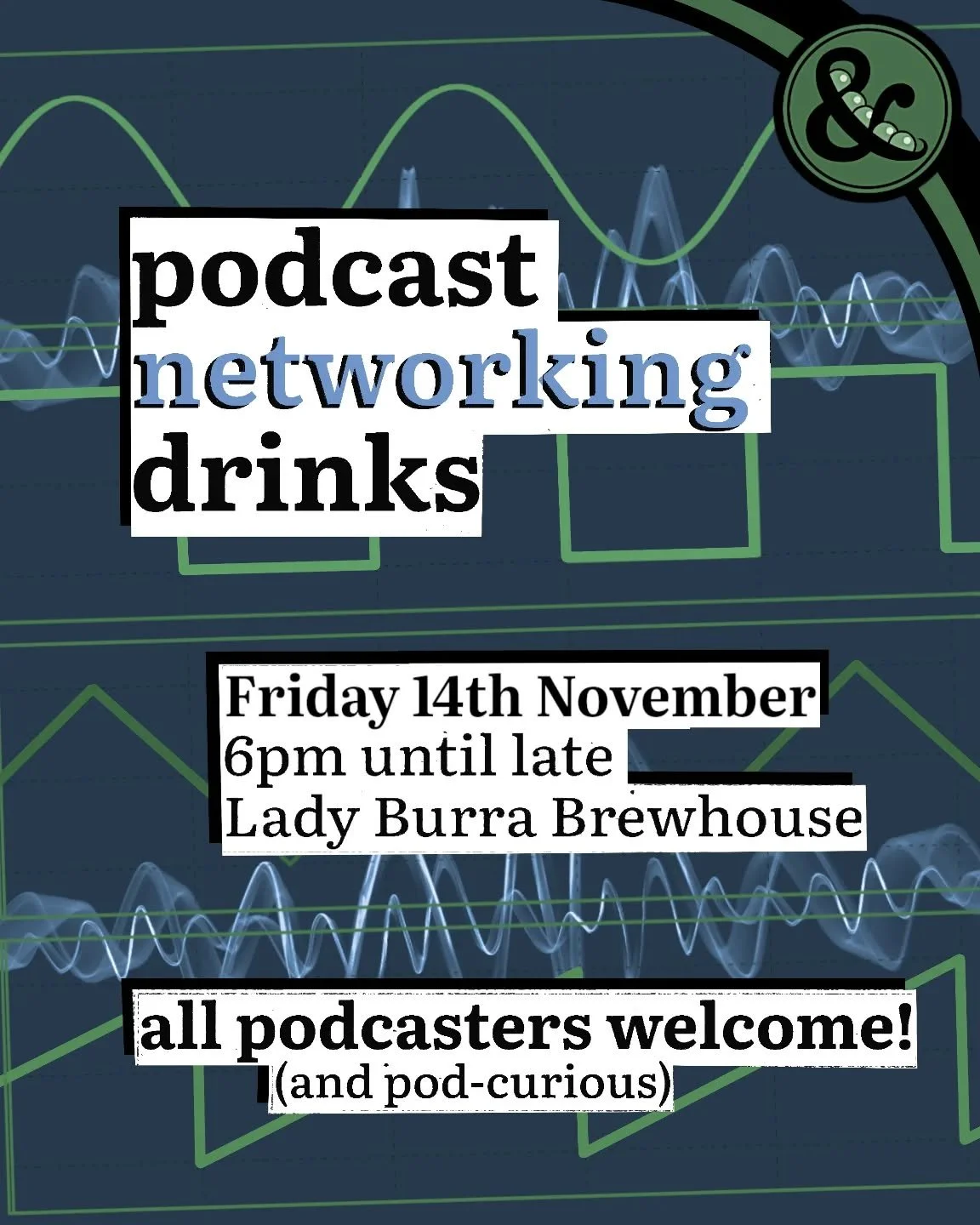 THIS FRIDAY 14th &ndash; it's our penultimate PZC podcast party for 2025! 🥳 

Come grab a Friday evening pint and talk about all things pod 🫛 6pm til late at @ladyburrabrew

(Drop an emoji in the comments to boost this post!)