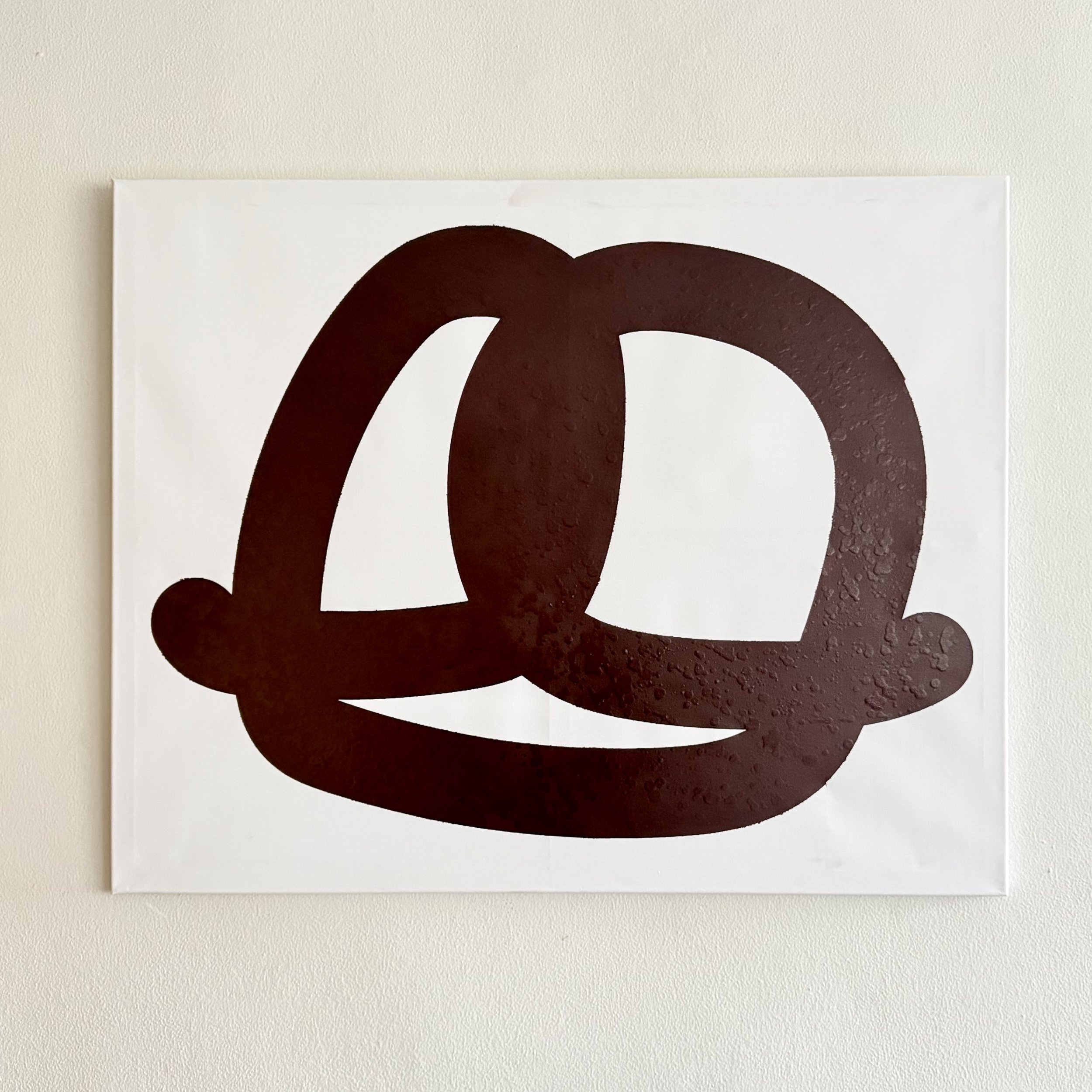2026-I Brezel / Painting 100 x 80 / High Pigment Acrylic Lacquer on Canvas / available