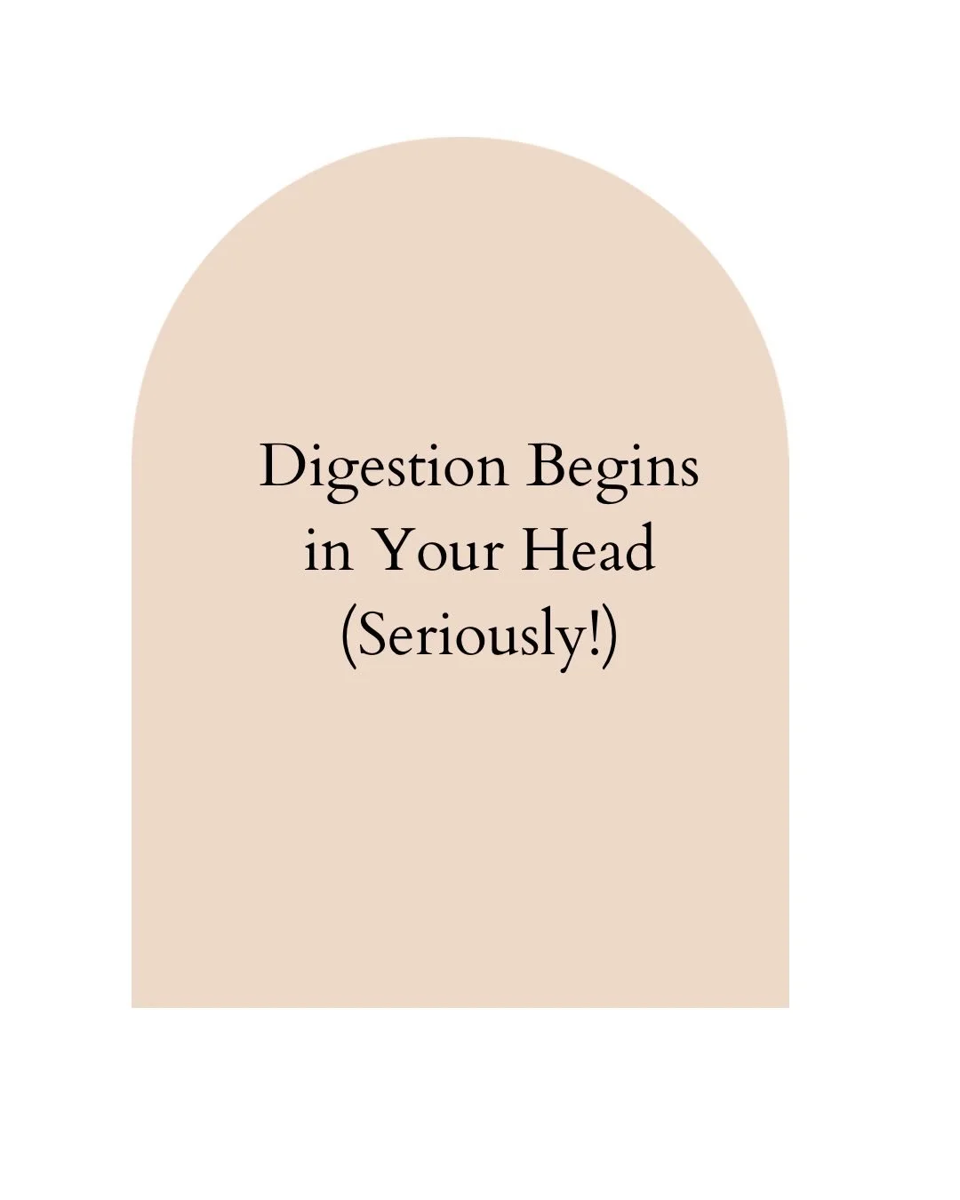Did you know your digestion begins before you even take a bite? It&rsquo;s true! This initial, crucial stage is called the cephalic phase of digestion. &ldquo;Cephalic&rdquo; simply means &ldquo;of the head,&rdquo; because this phase is all about you