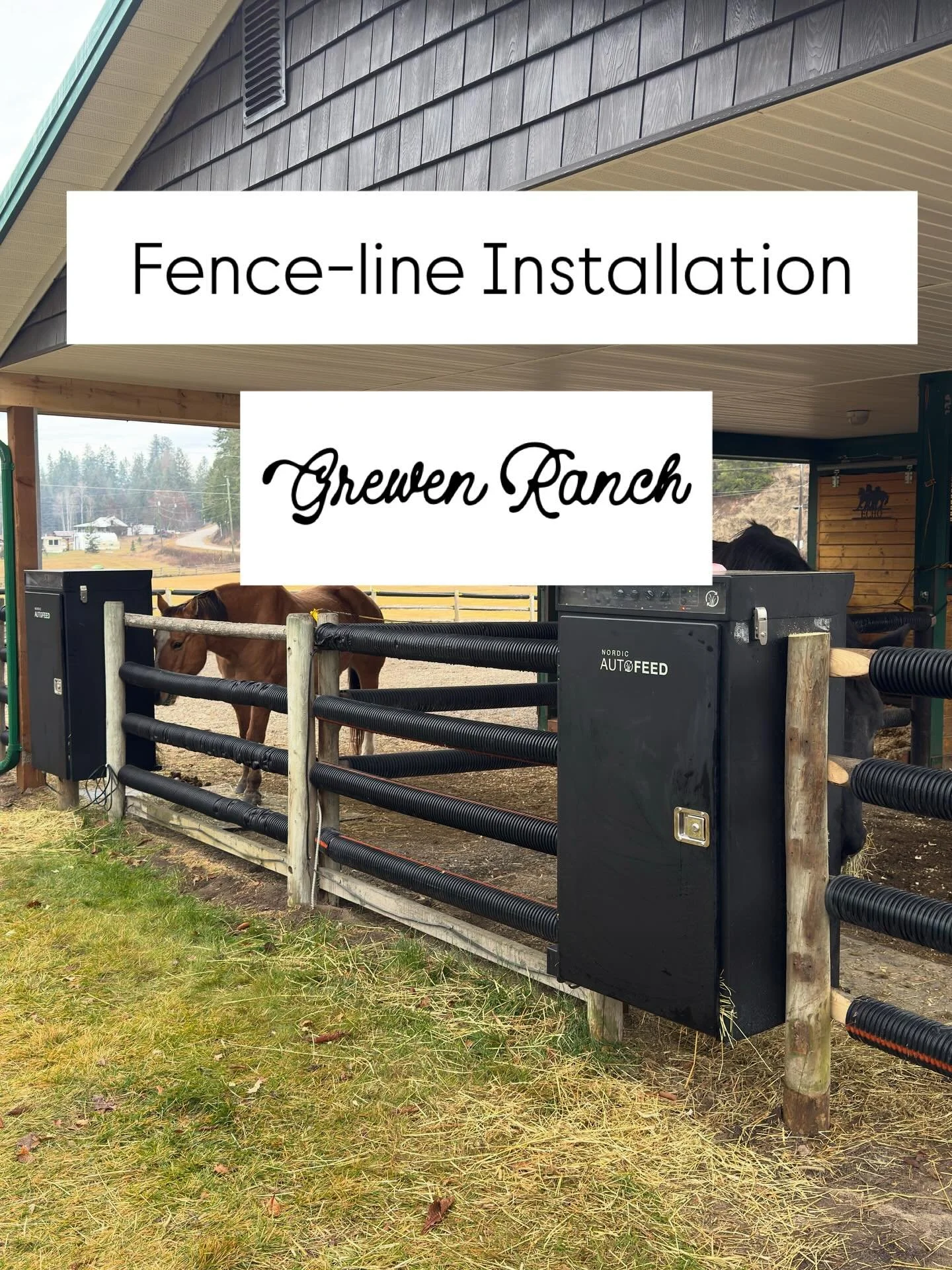 We are in love with this fence-line installation at Grewen Ranch. The focus on horse wellbeing is clearly at the fore front with this facility design. 💕🐴

&ldquo;The Nordic AutoFeed has completely changed my feeding routine. It&rsquo;s reliable, ea