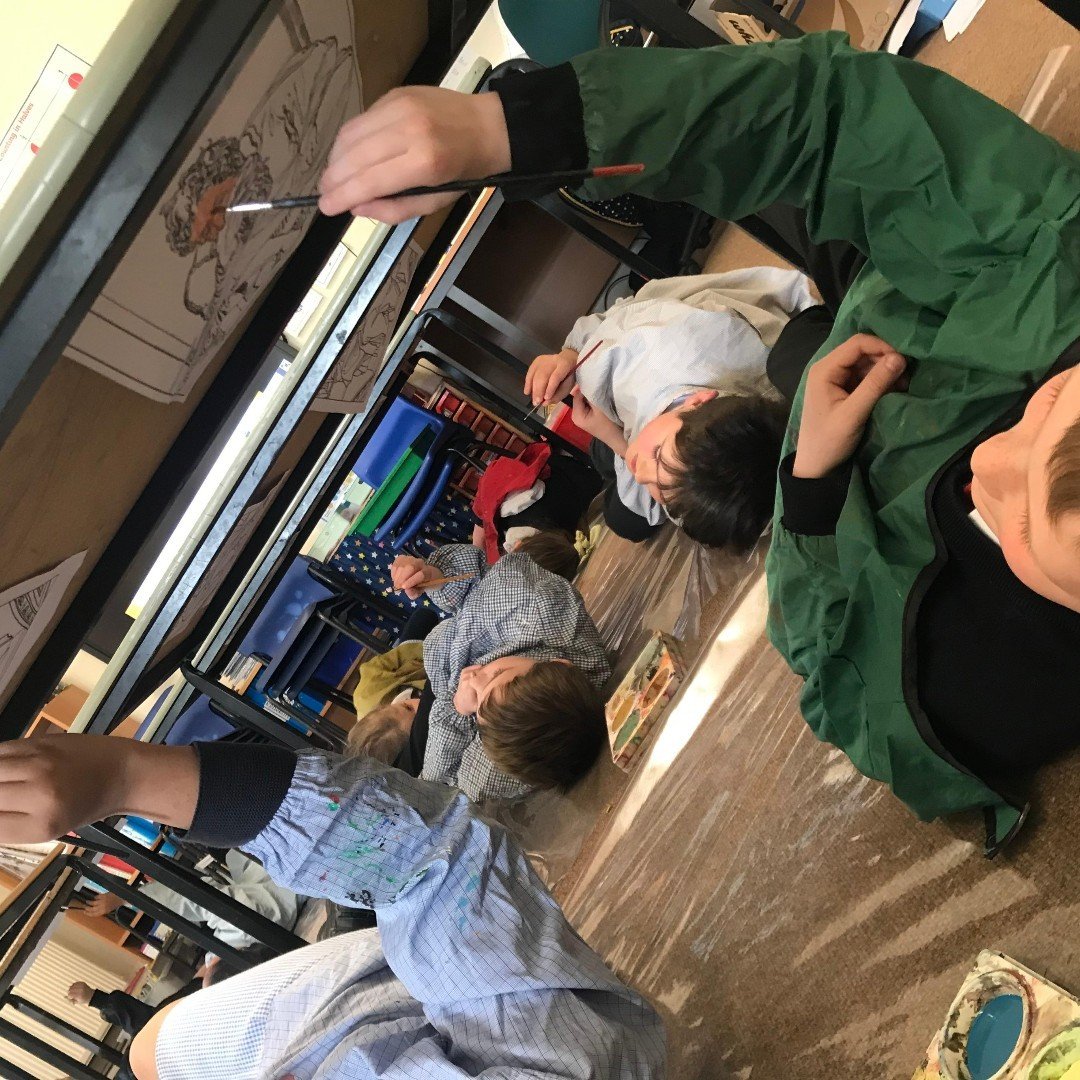 Have you ever wondered what it would be like to paint the Sistine Chapel? Years 3 &amp; 4 have been channelling their inner Michelangelo and giving it a whirl.