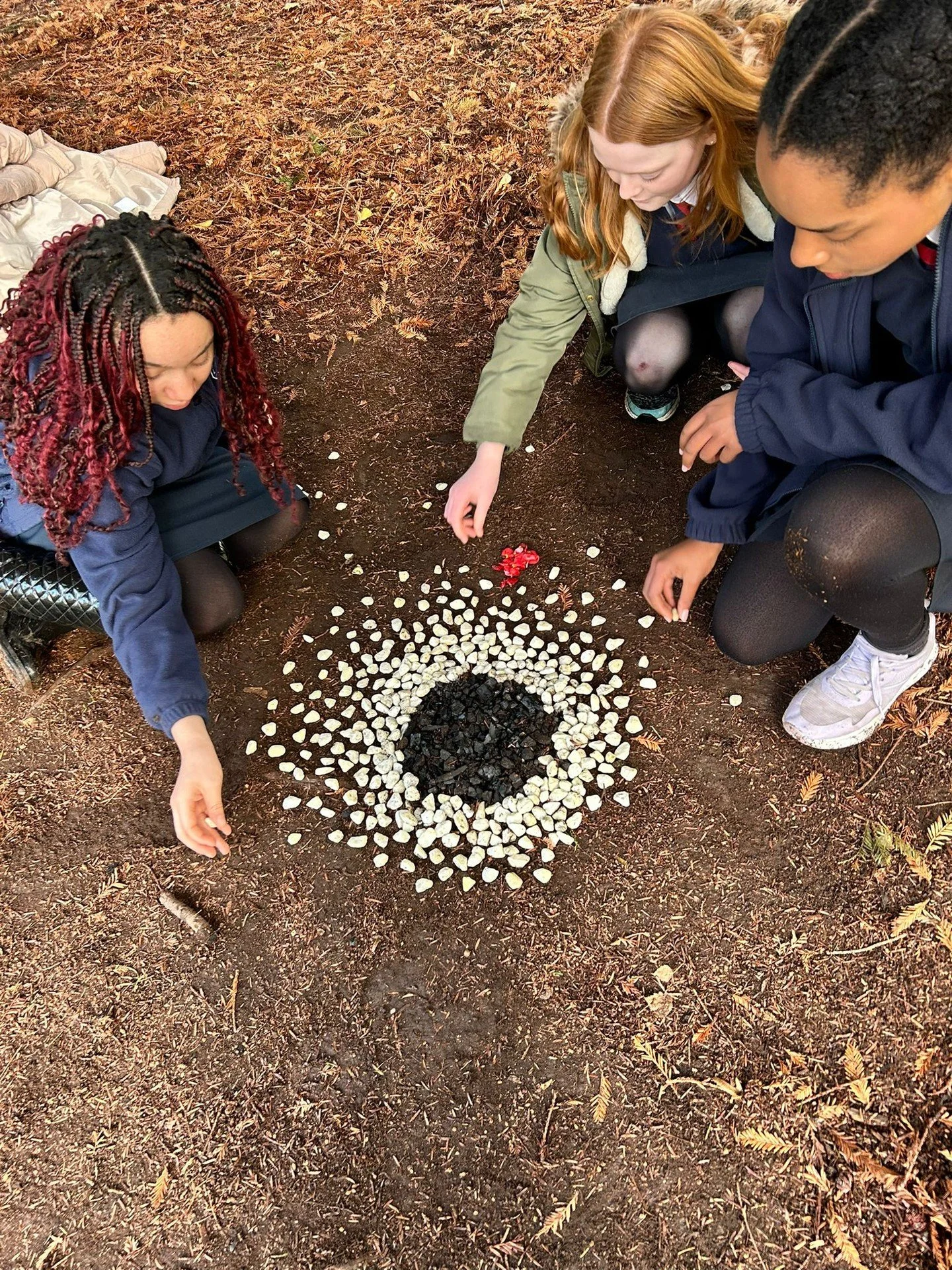Autumn is the perfect season for Year 8 to study the works of Artist and Sculptor #anthonygoldsworthy. They have even created their own masterpieces, with all the natural materials coming from our own grounds.