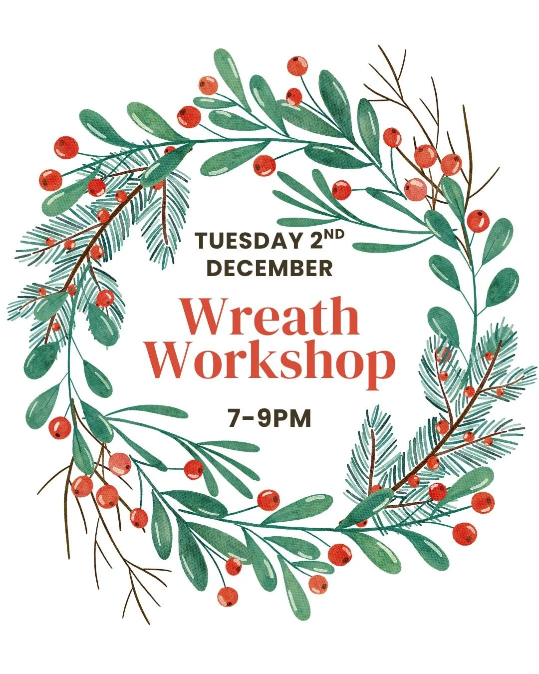 We are back for another year of festive wreath creations, get your tickets now on Eventbrite!
Link in bio

#wreathmaking #wreathworkshop #christmas #festive #worcester