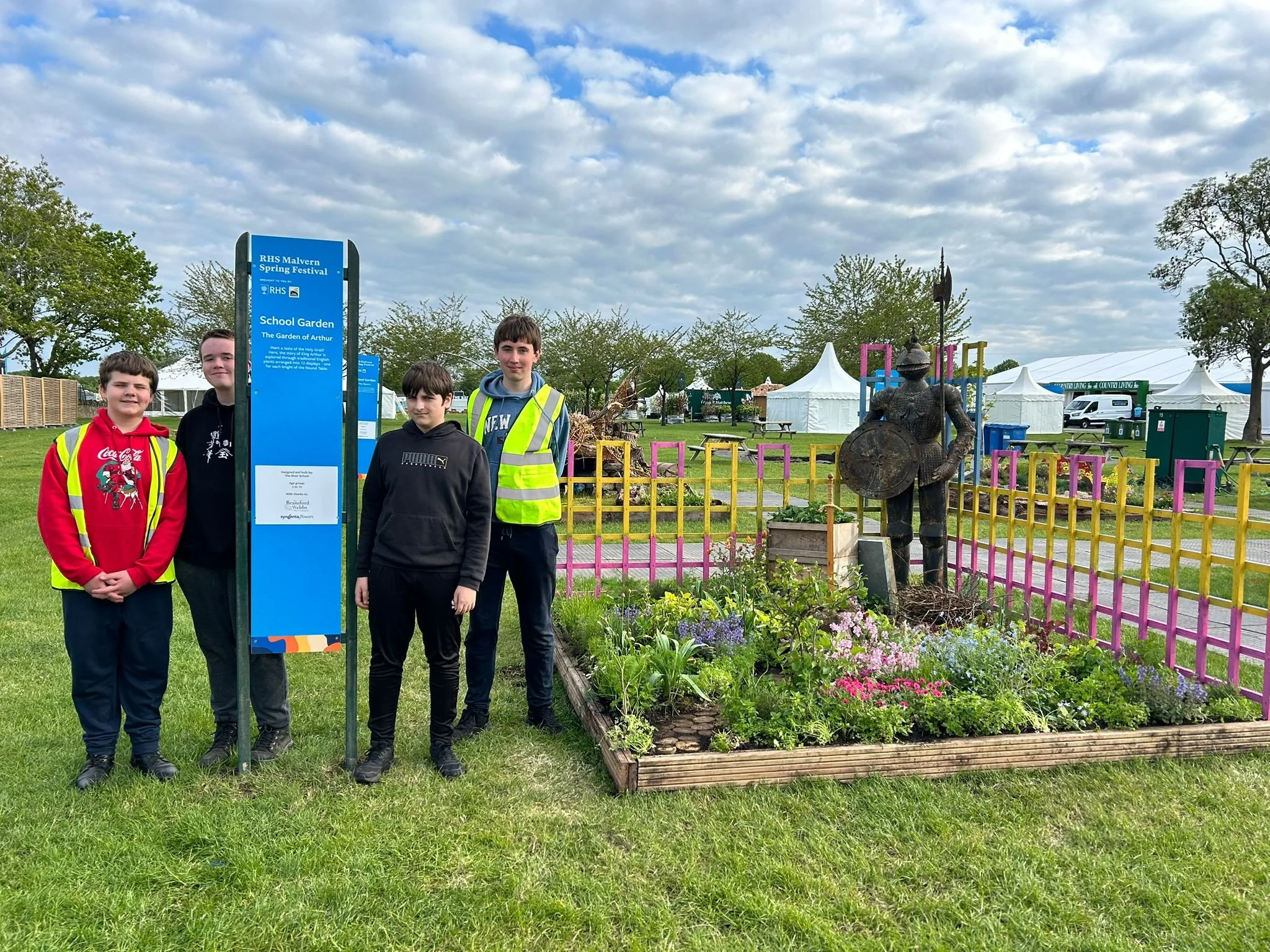 The River School Celebrates RHS Malvern Success With The Garden of Arthur