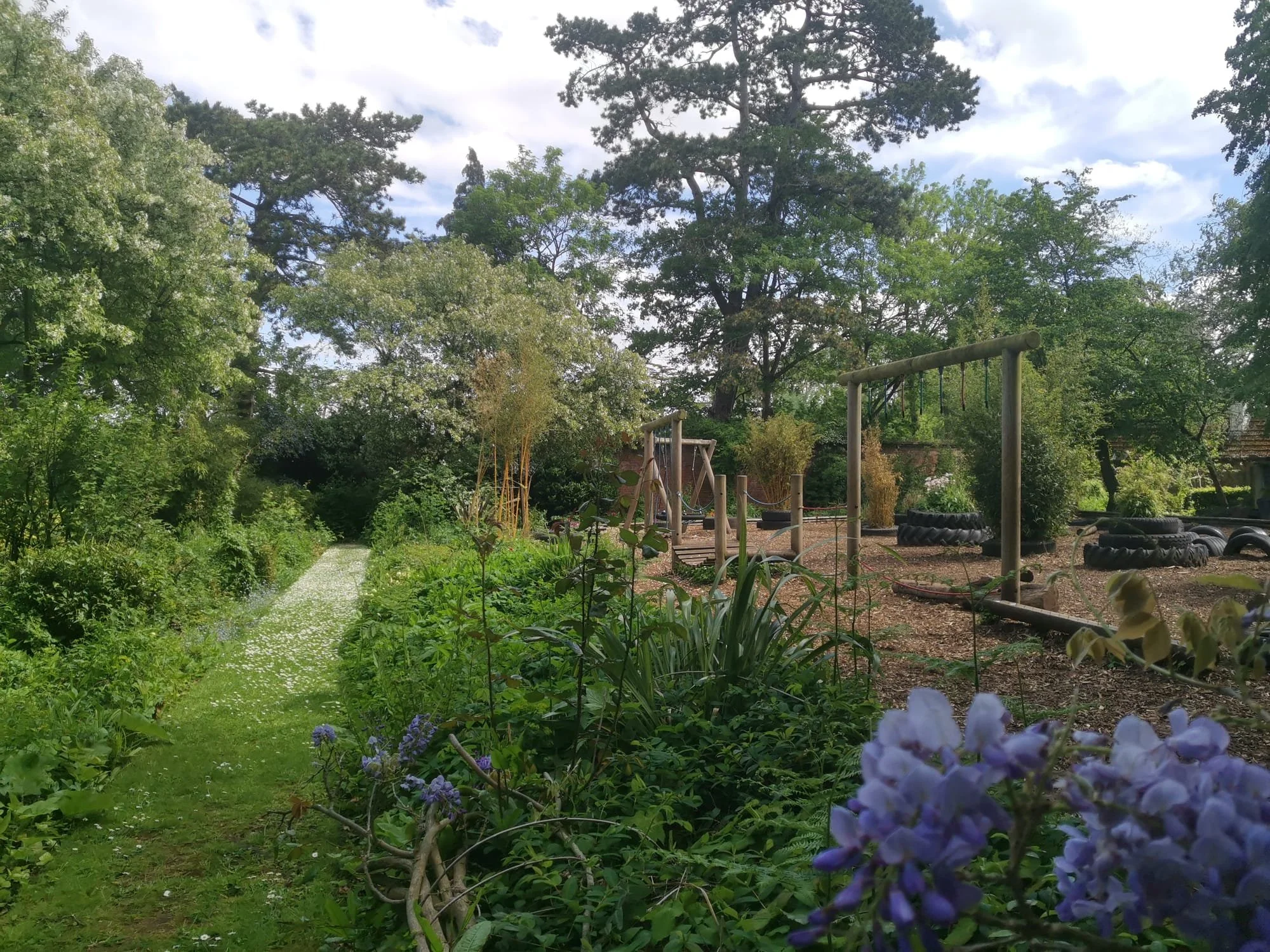 Purple flowers play area.jpeg
