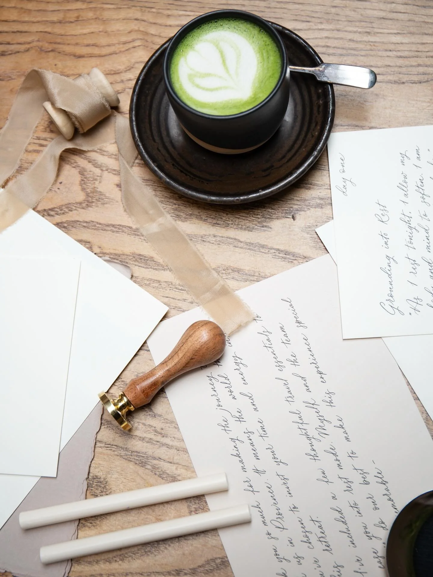 Capturing every single detail 🖋️ @studio_marieclaire x @nuegroundretreats