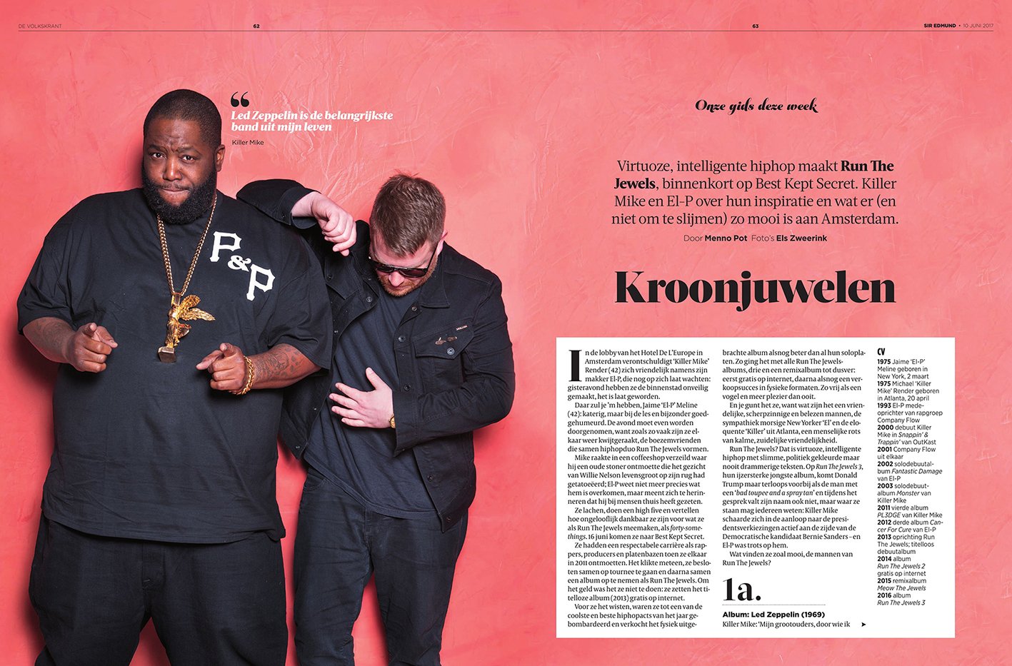 Sir Edmund, Run the Jewels
Photography © Els Zweerink