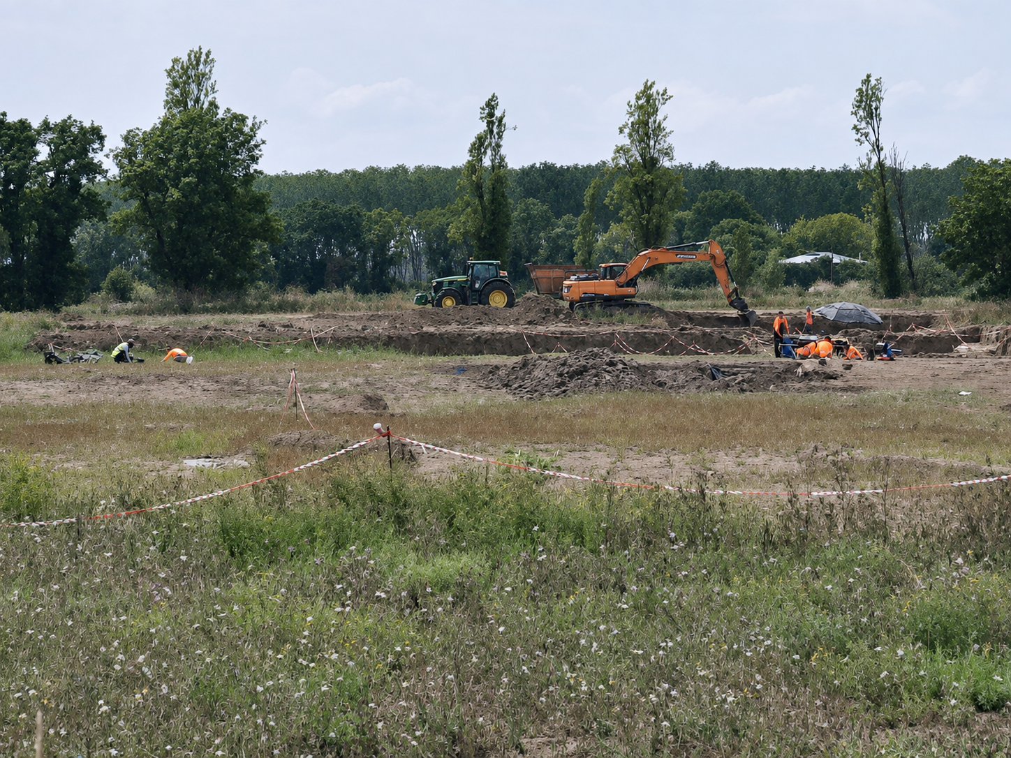 About the archaeological excavations