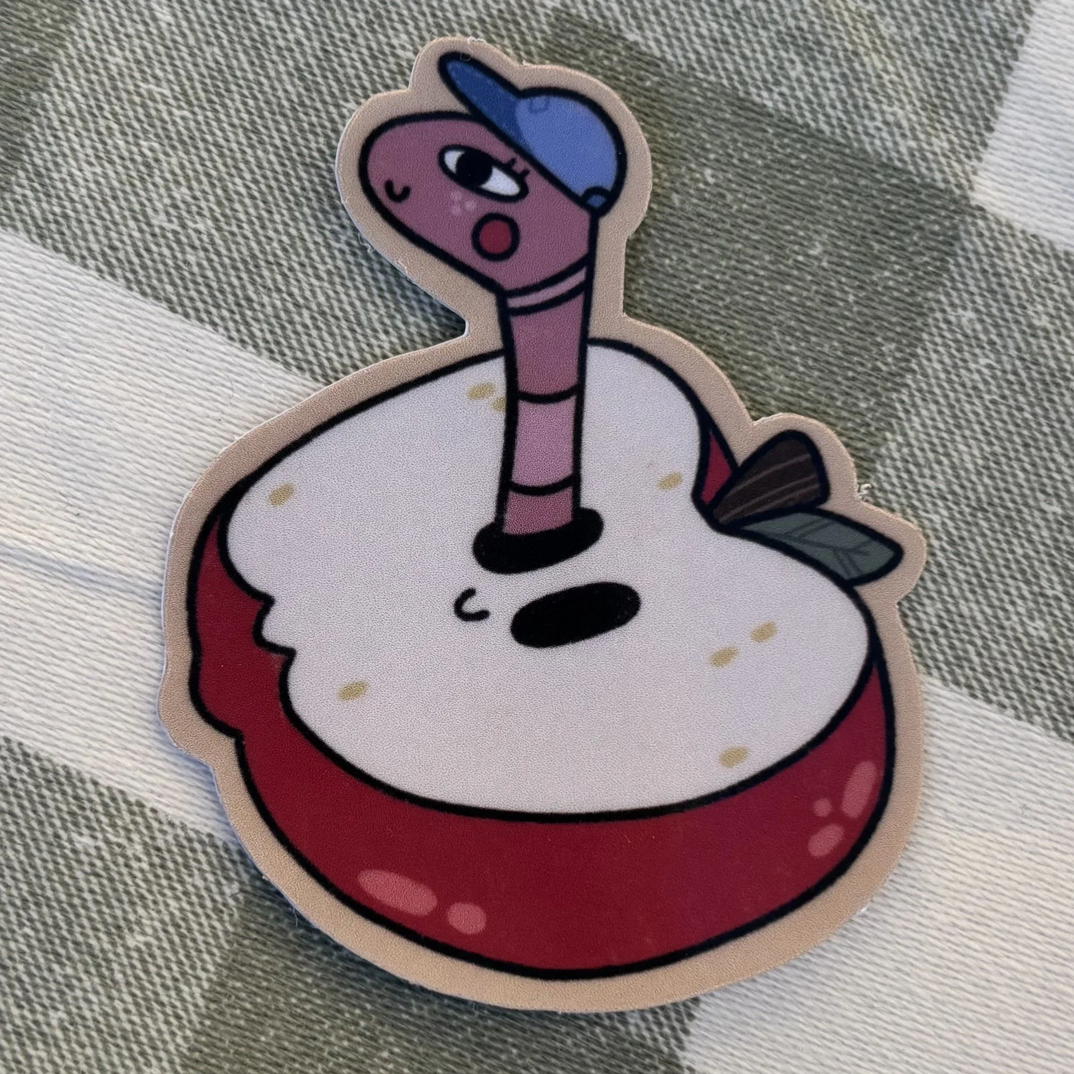 worm of my eye sticker