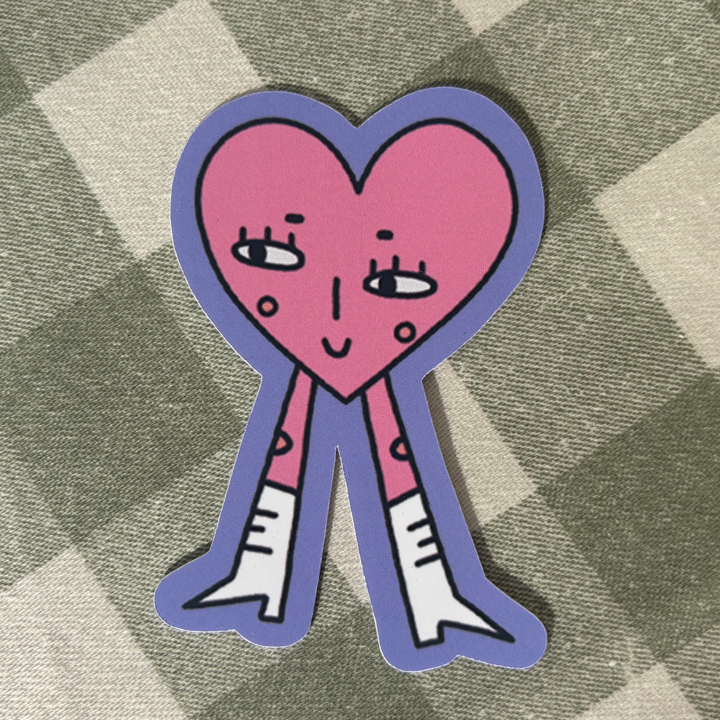 heart in boots sticker!