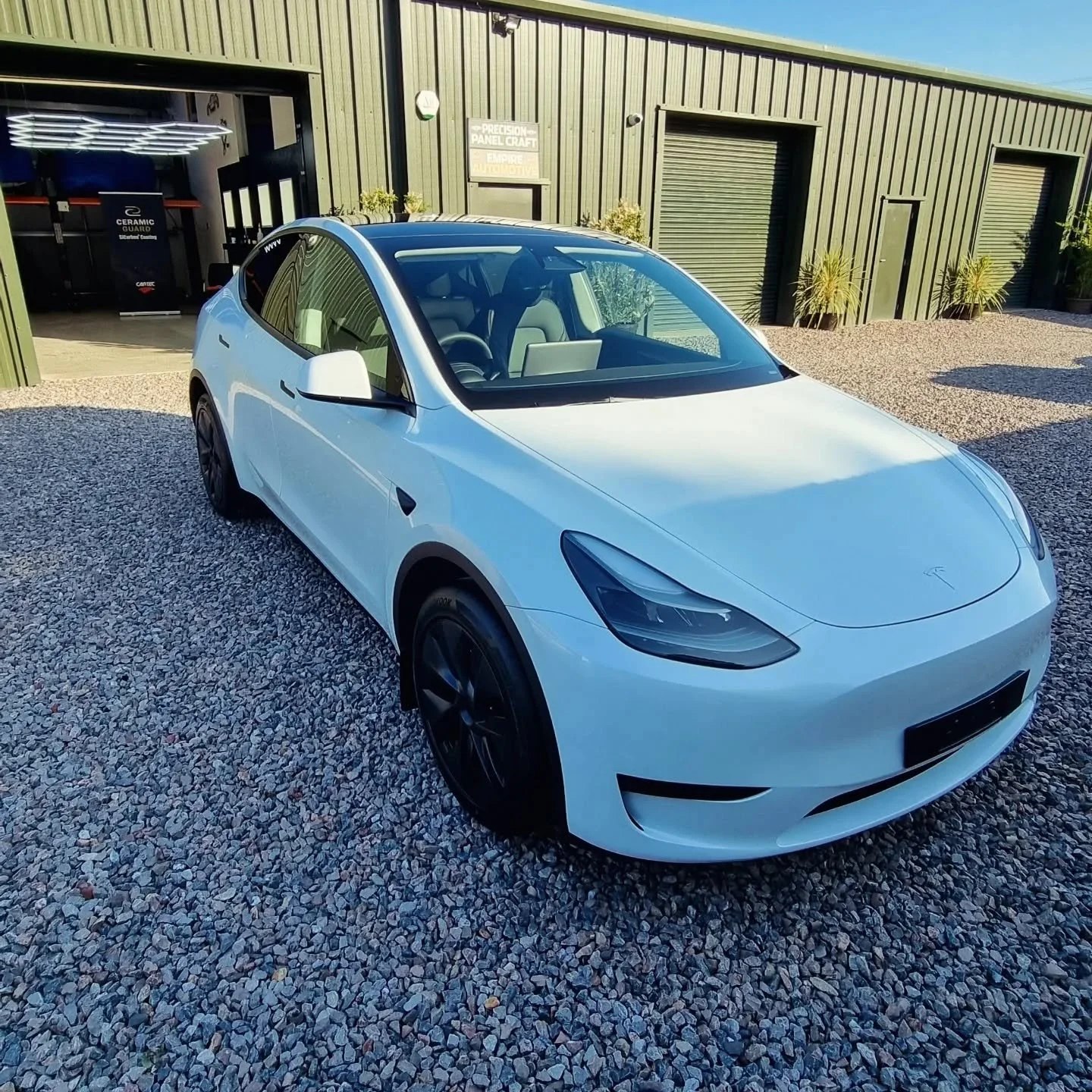 Tesla Model Y came in for full 3 stage and CeramicGuard application 🫧💎 
.
.
.
.
#detailing #autodetailing #cardetailing #ceramiccoating #paintprotection 
#polishing #paintcorrection #teslamodelY #teslaowner #electriccar 
#tesla #evlife #SussexDetai