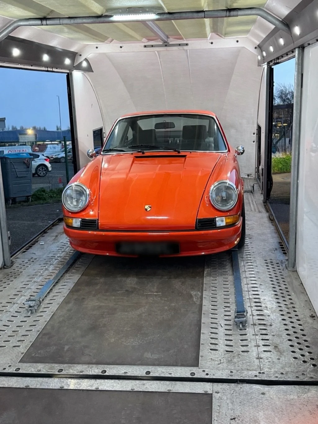 It&rsquo;s been a busy start to 2026 for the enclosed trailer. Here are just a few photos of some of the cars we have been entrusted to transport. #enclosedtrailer #enclosedtransport #trailer #porsche911 #ferrari