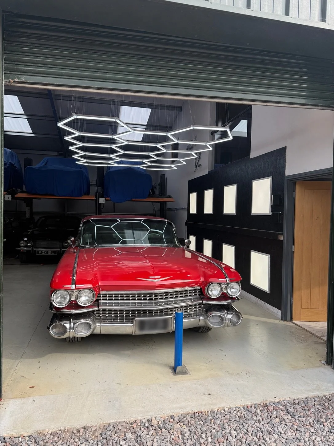 1959 Cadillac Coupe de Ville complete! Here is a selection of photos and videos from the start to the end. Arriving from @paintingclassiccars having been finished with a wet sand 3000 we began our process with a full decontamination wash. This was fo